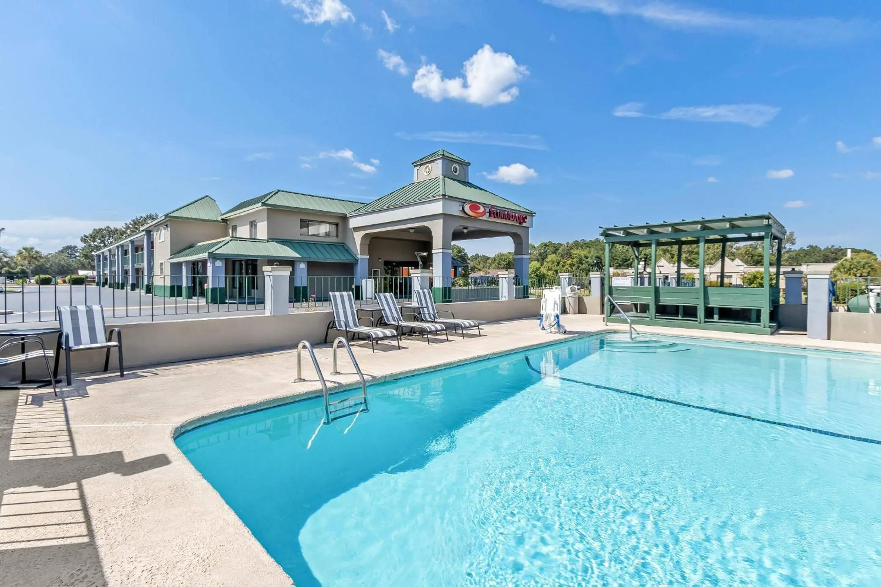 Swimming pool in Econo Lodge