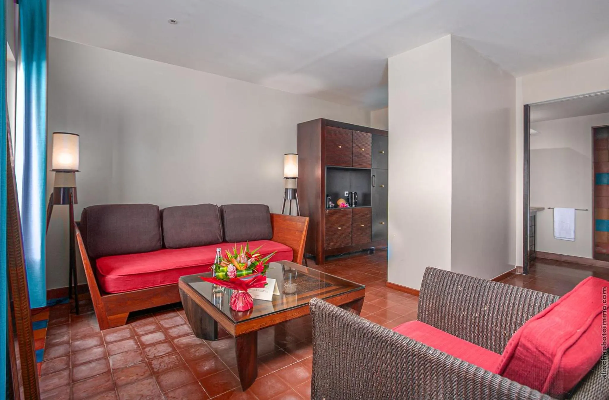 Living room in Les Villas du Lagon