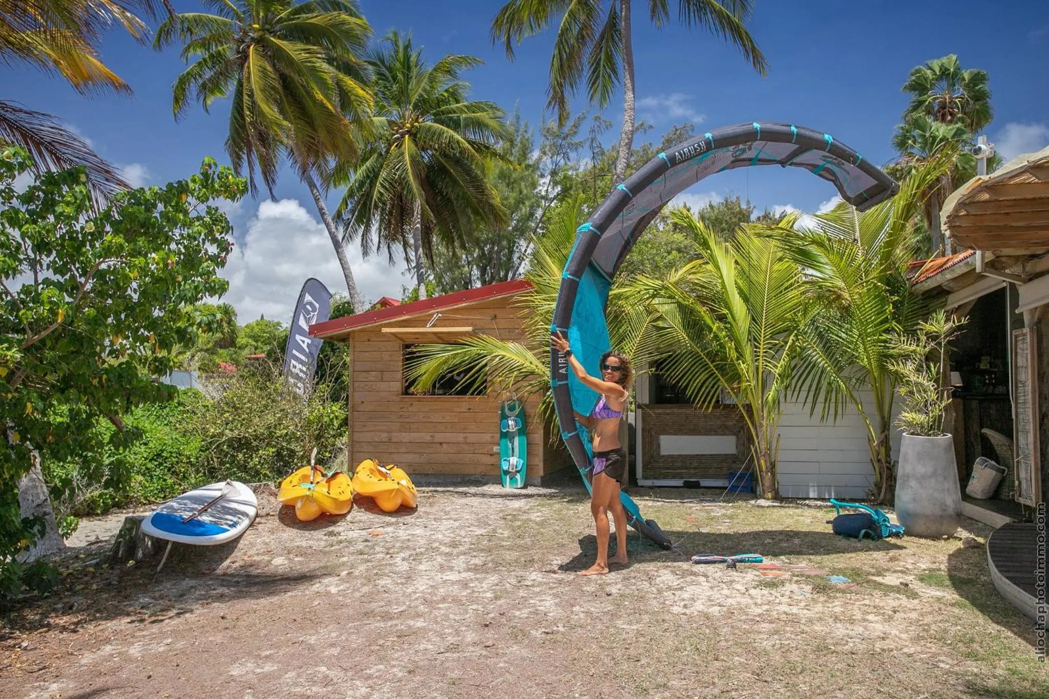 Beach in Les Villas du Lagon