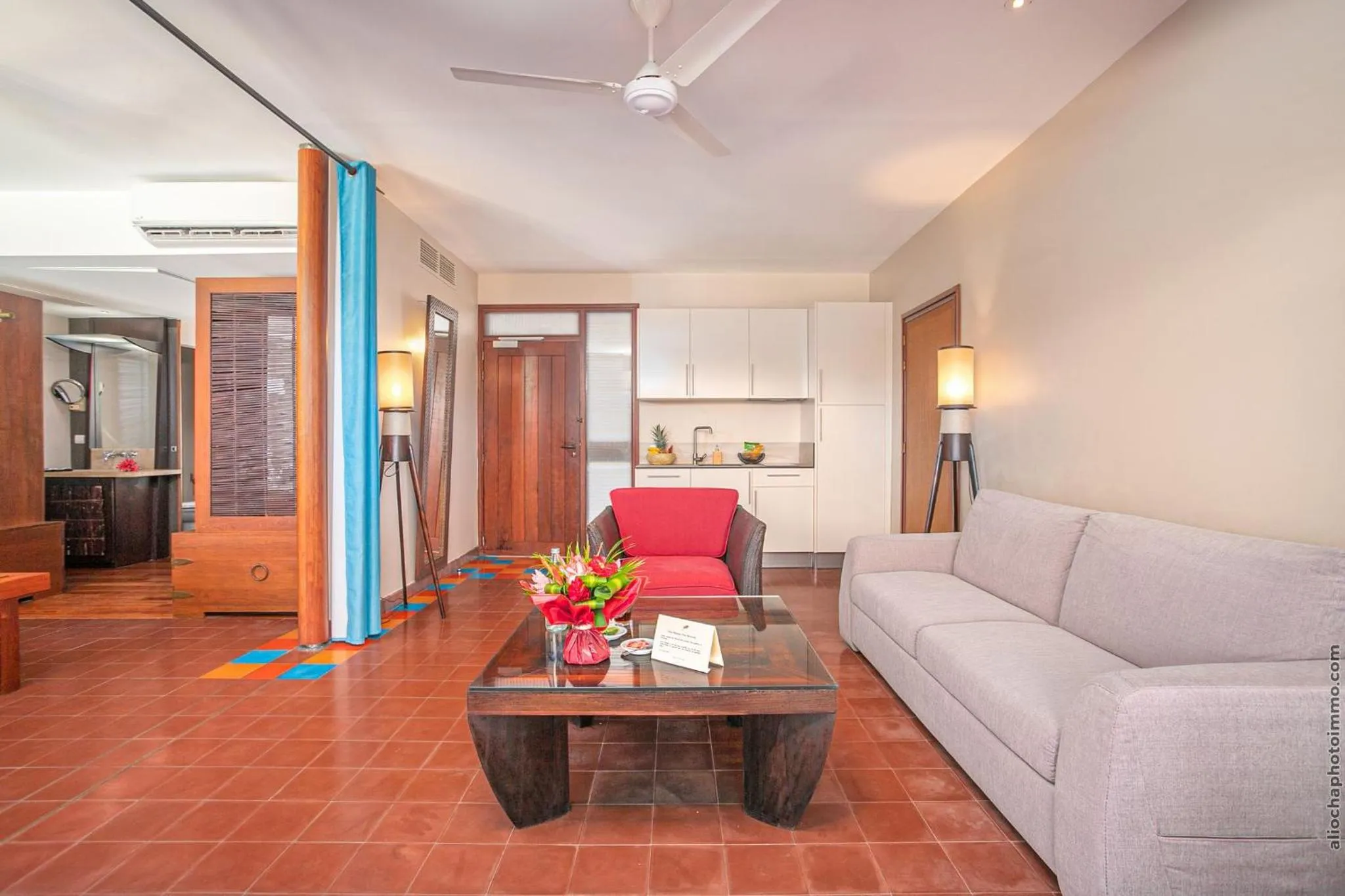 Bathroom in Les Villas du Lagon