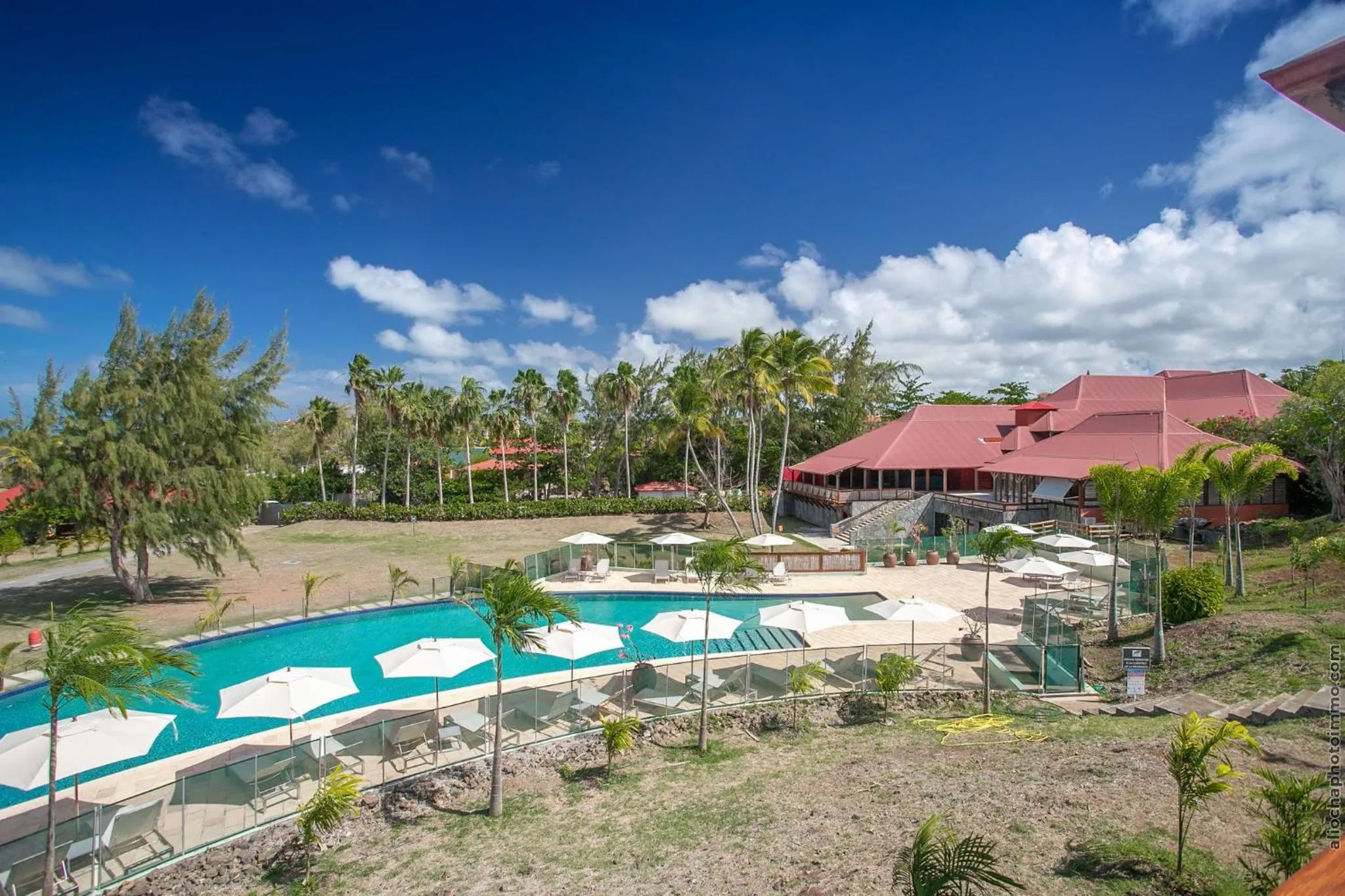 View (from property/room) in Les Villas du Lagon