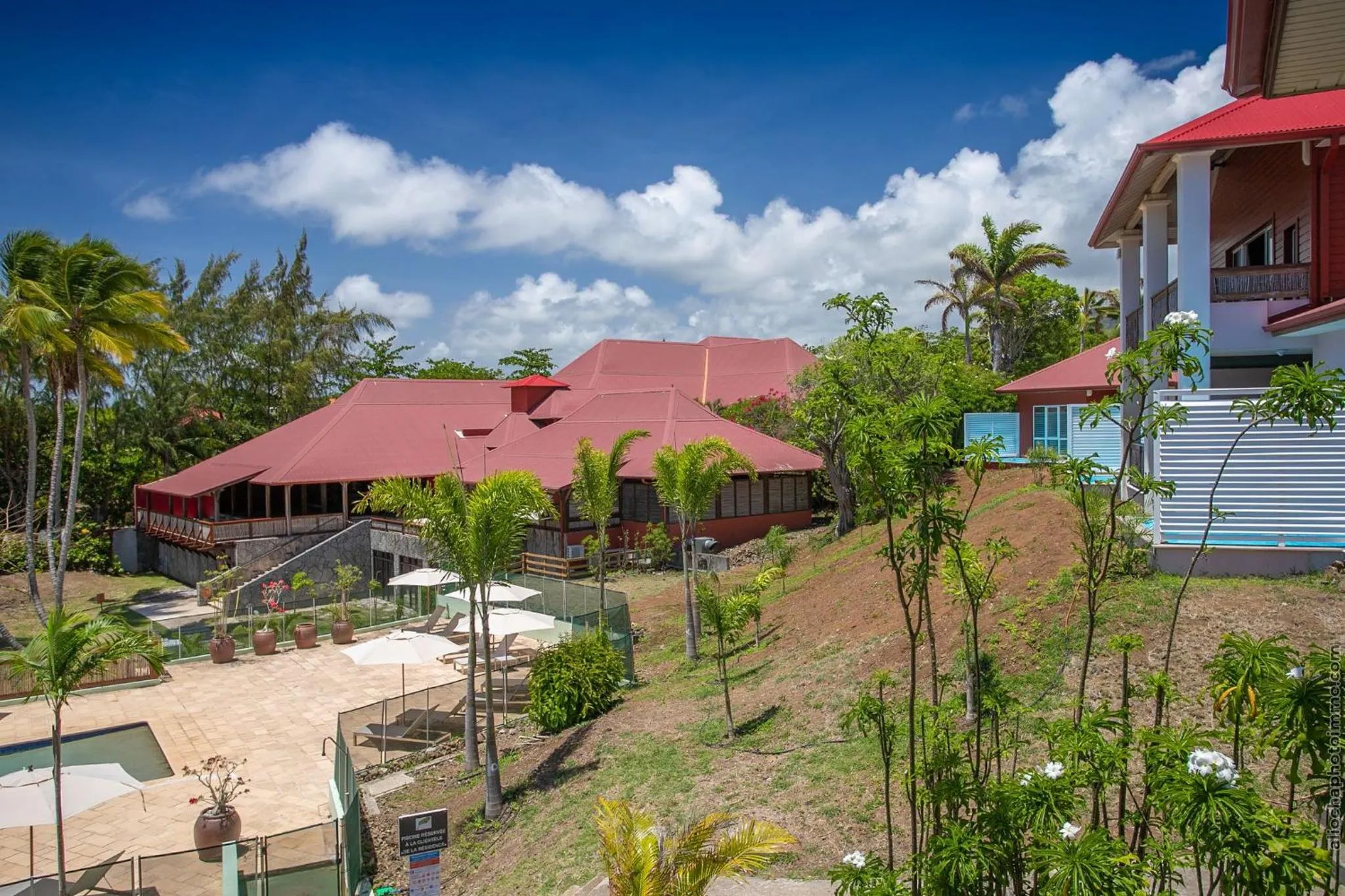View (from property/room) in Les Villas du Lagon