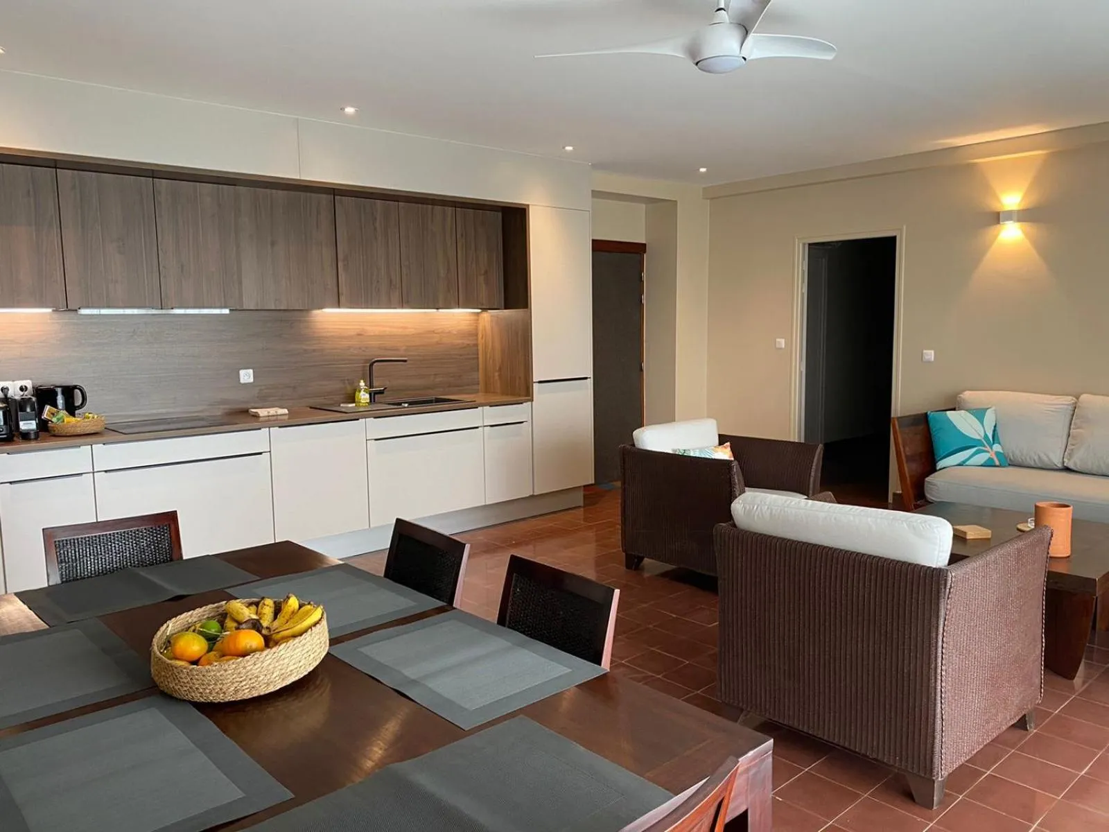 Living room in Les Villas du Lagon
