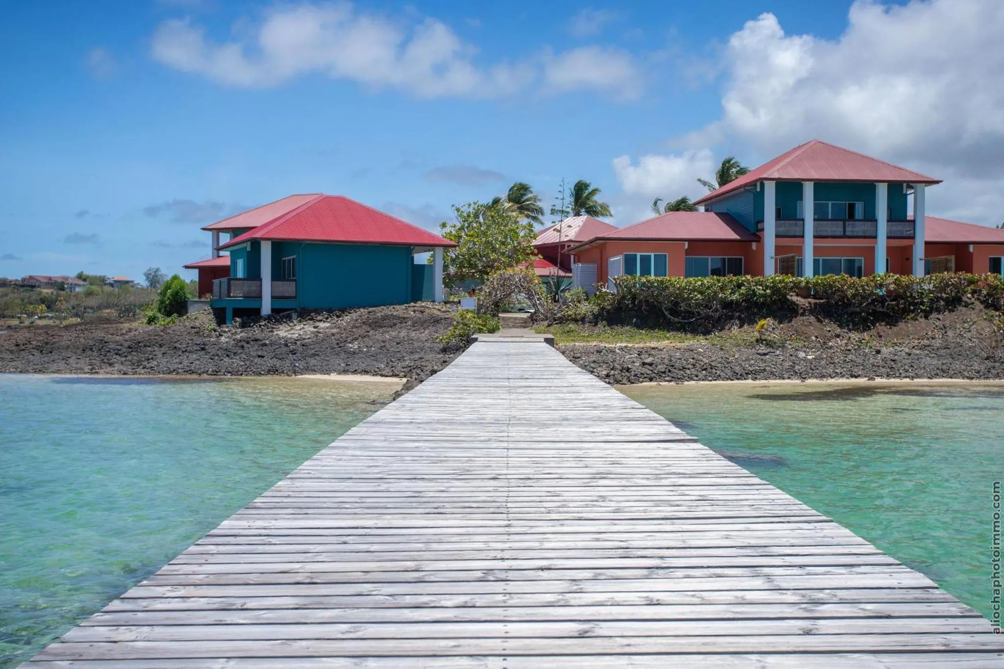 Landmark view in Les Villas du Lagon