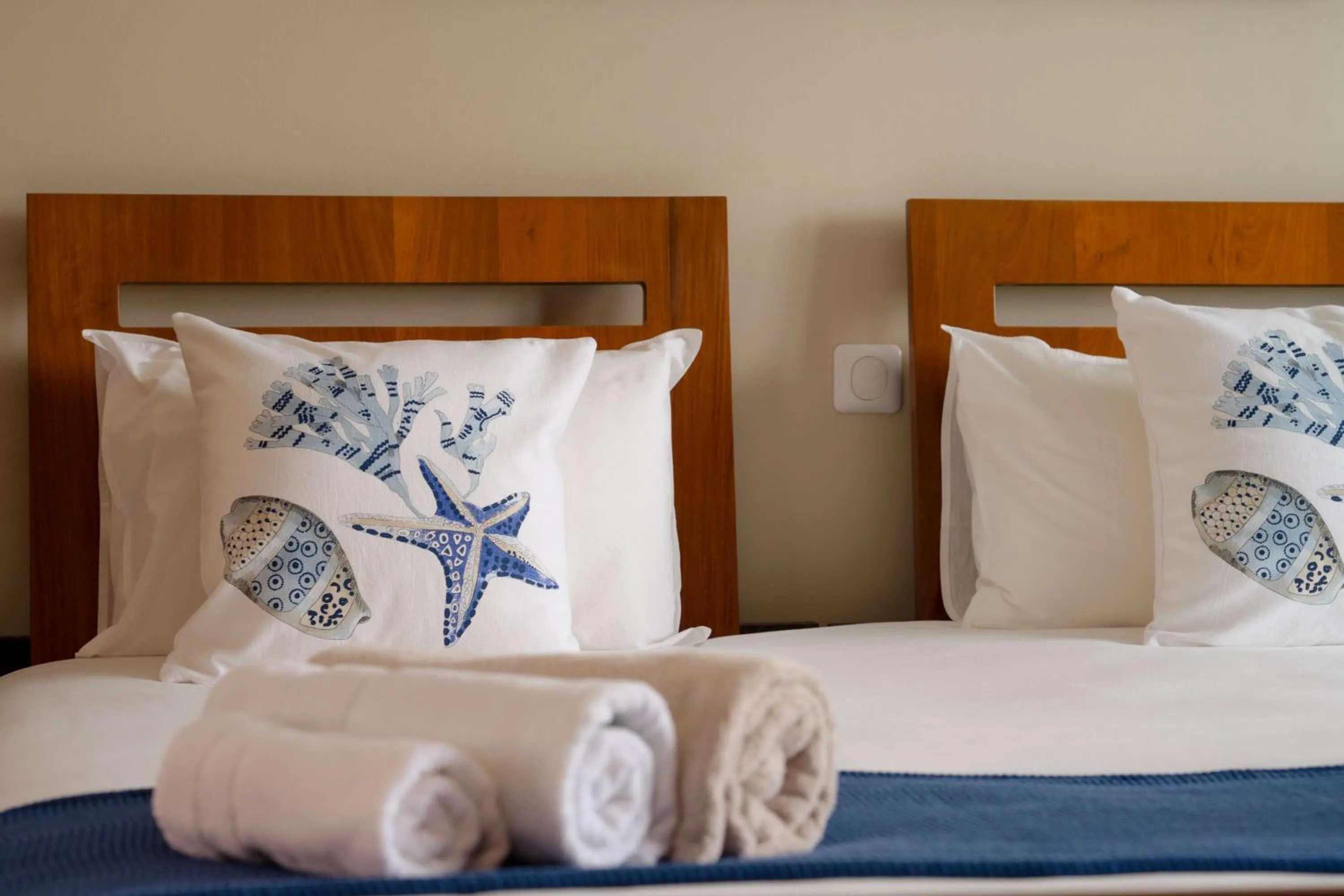 Bed in Les Villas du Lagon