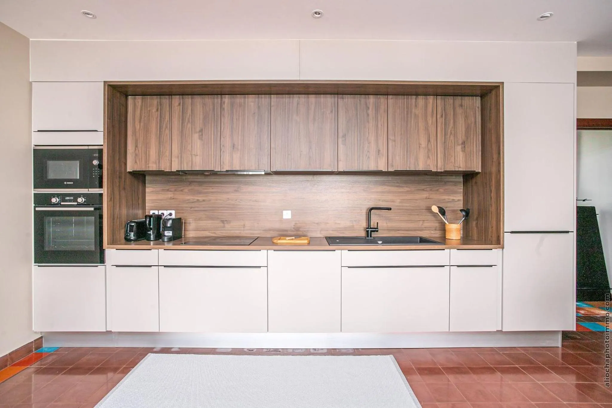 kitchen in Les Villas du Lagon