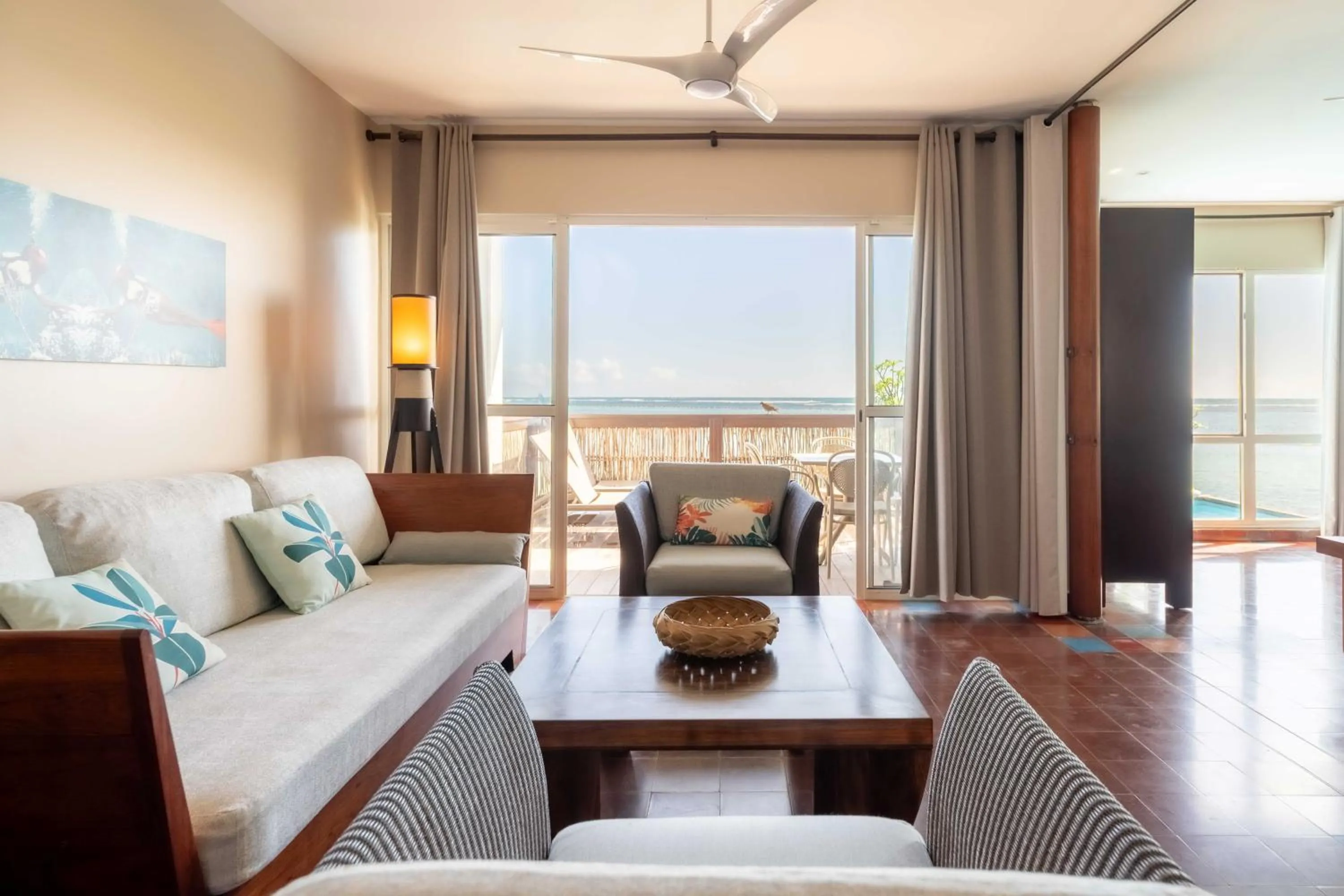 Bed in Les Villas du Lagon