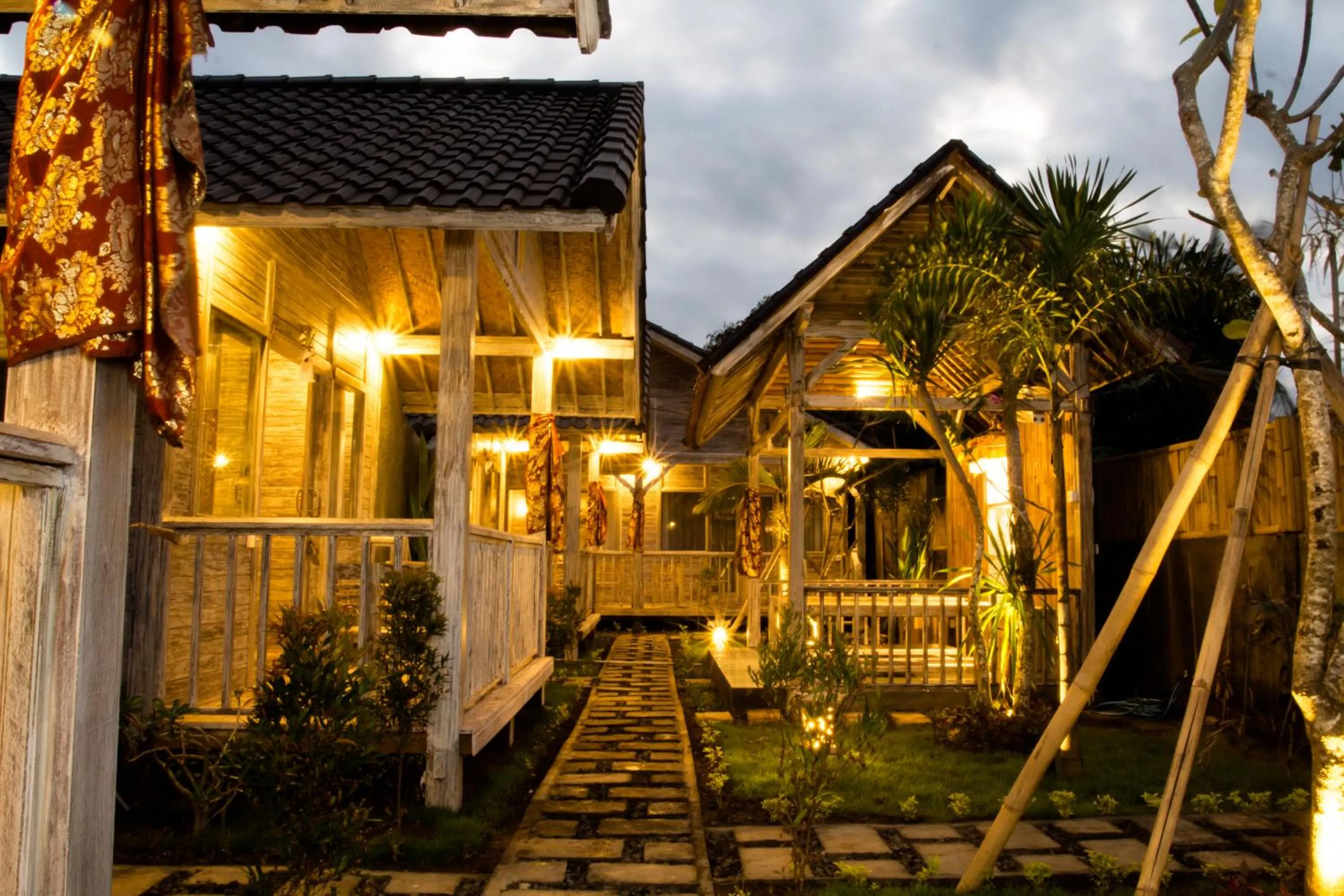Property building in The Syron Huts Lembongan