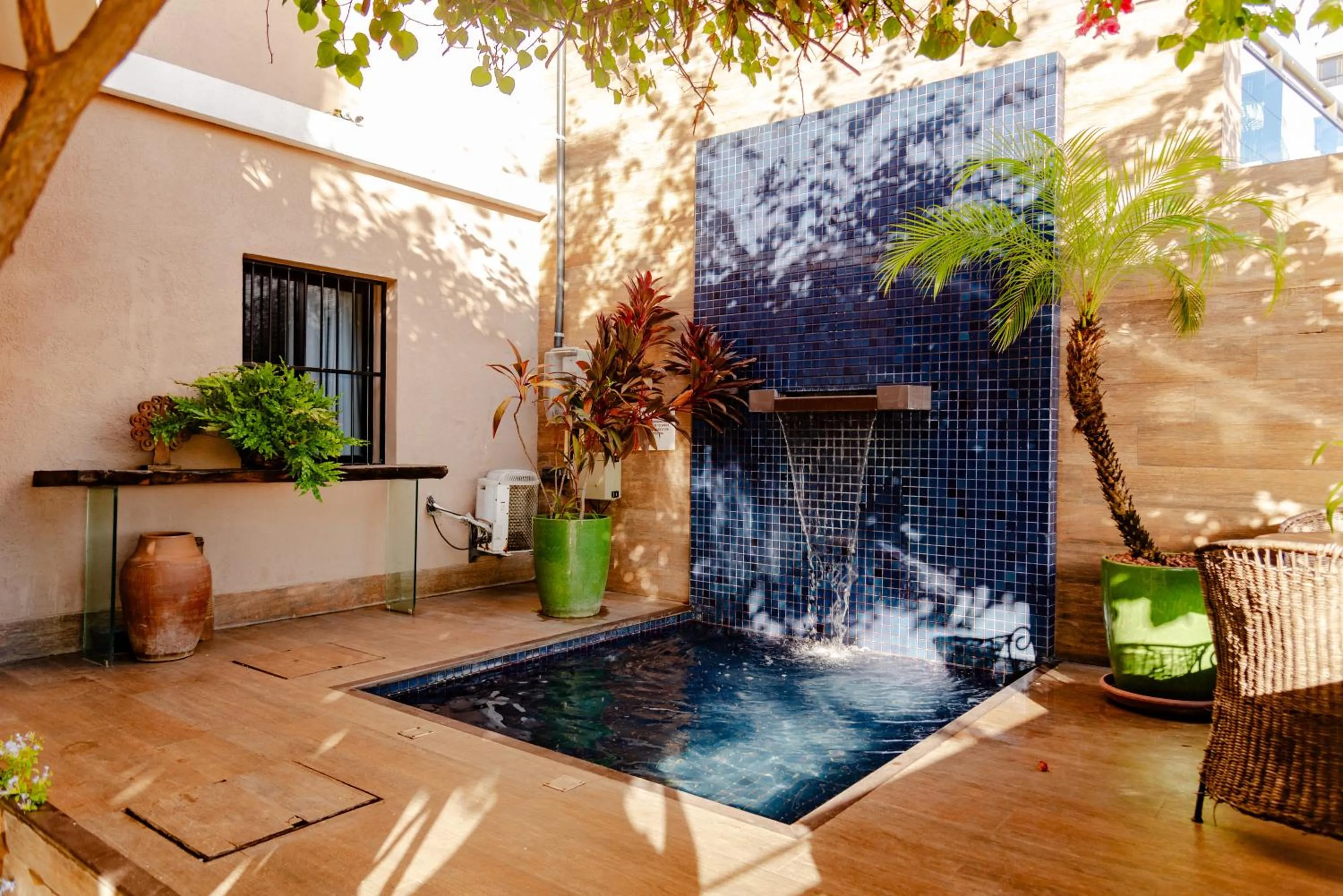 Pool view in Fortmar Hotel