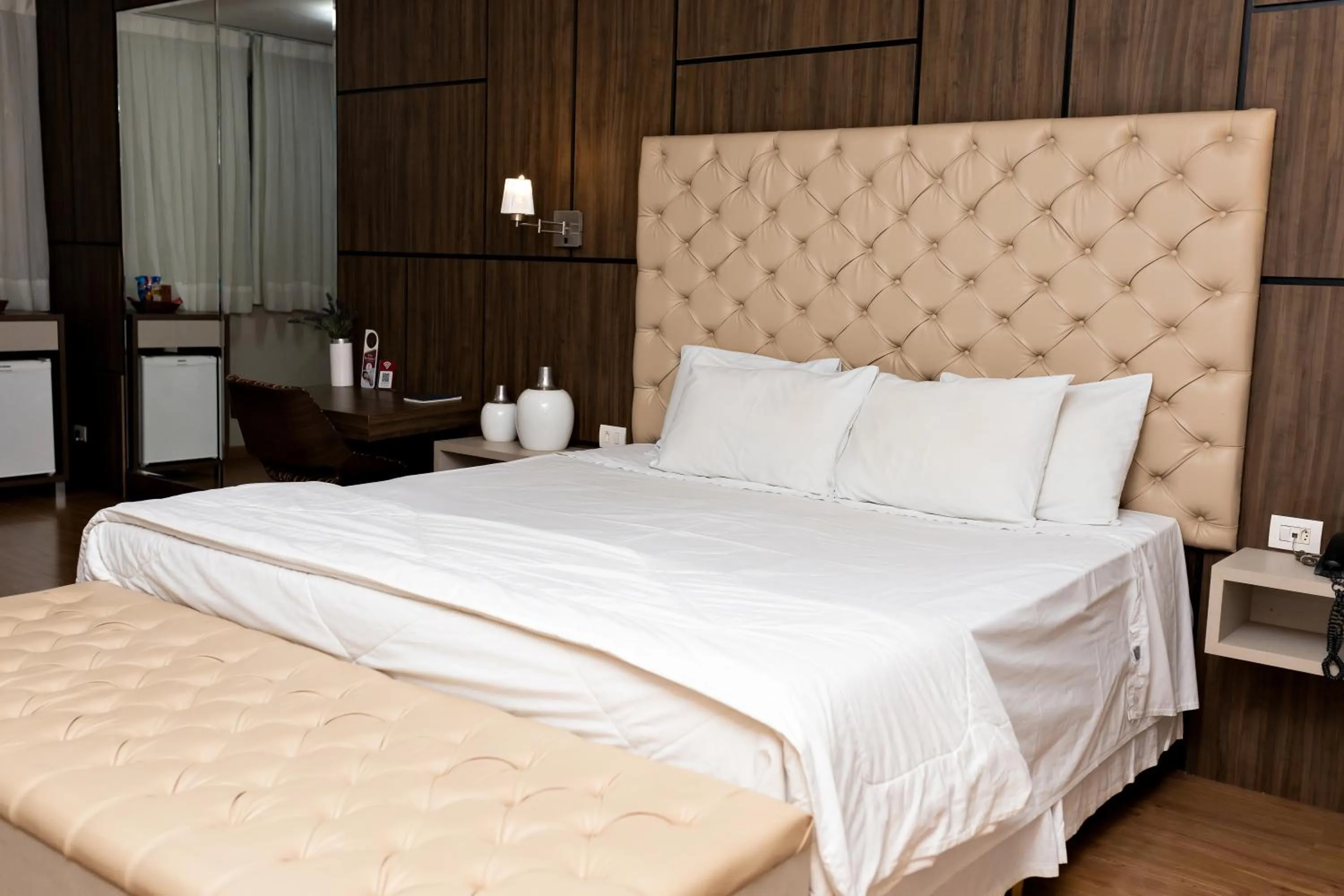 Bed in Paraná Comfort Hotel