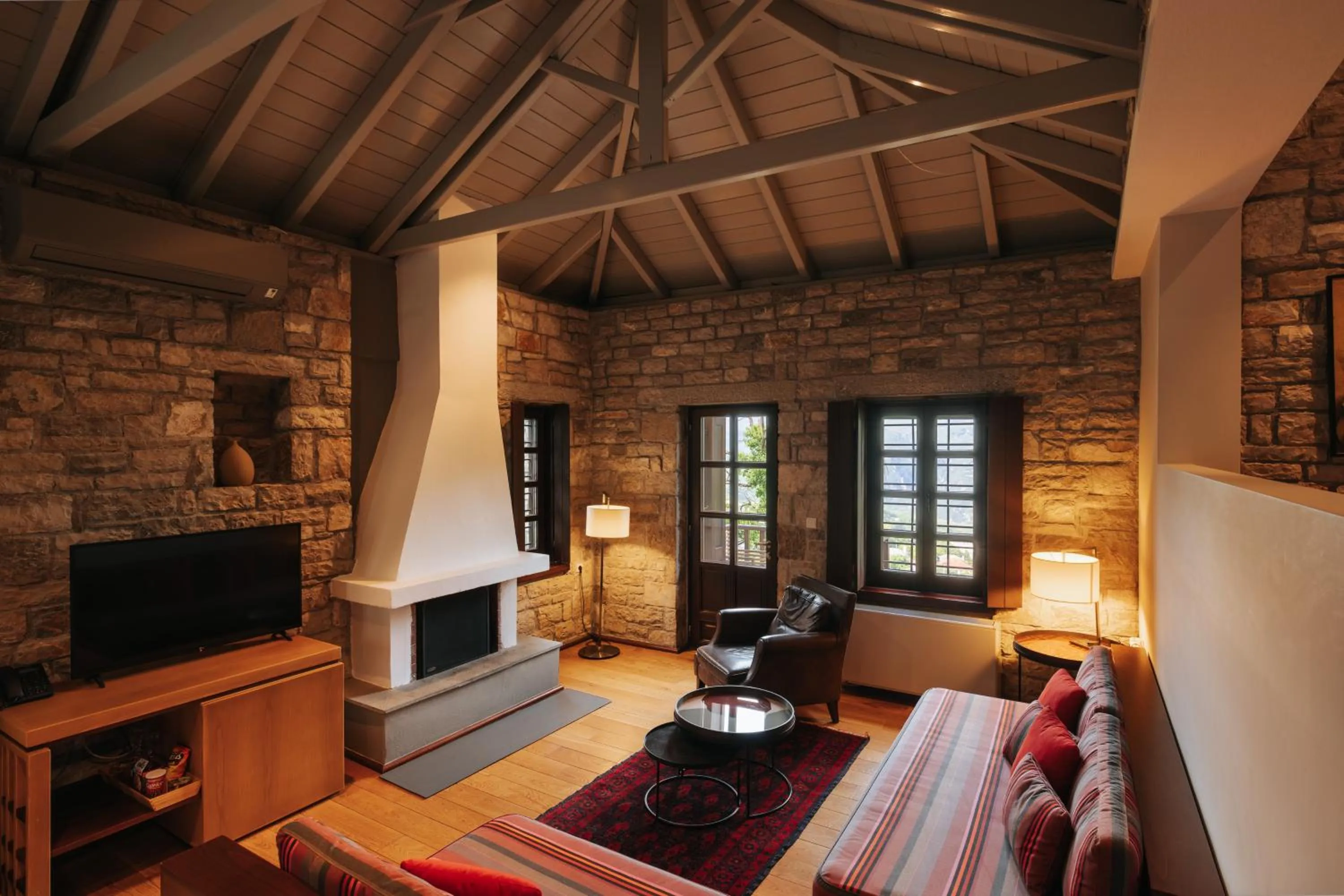 Seating area in Aristi Mountain Resort