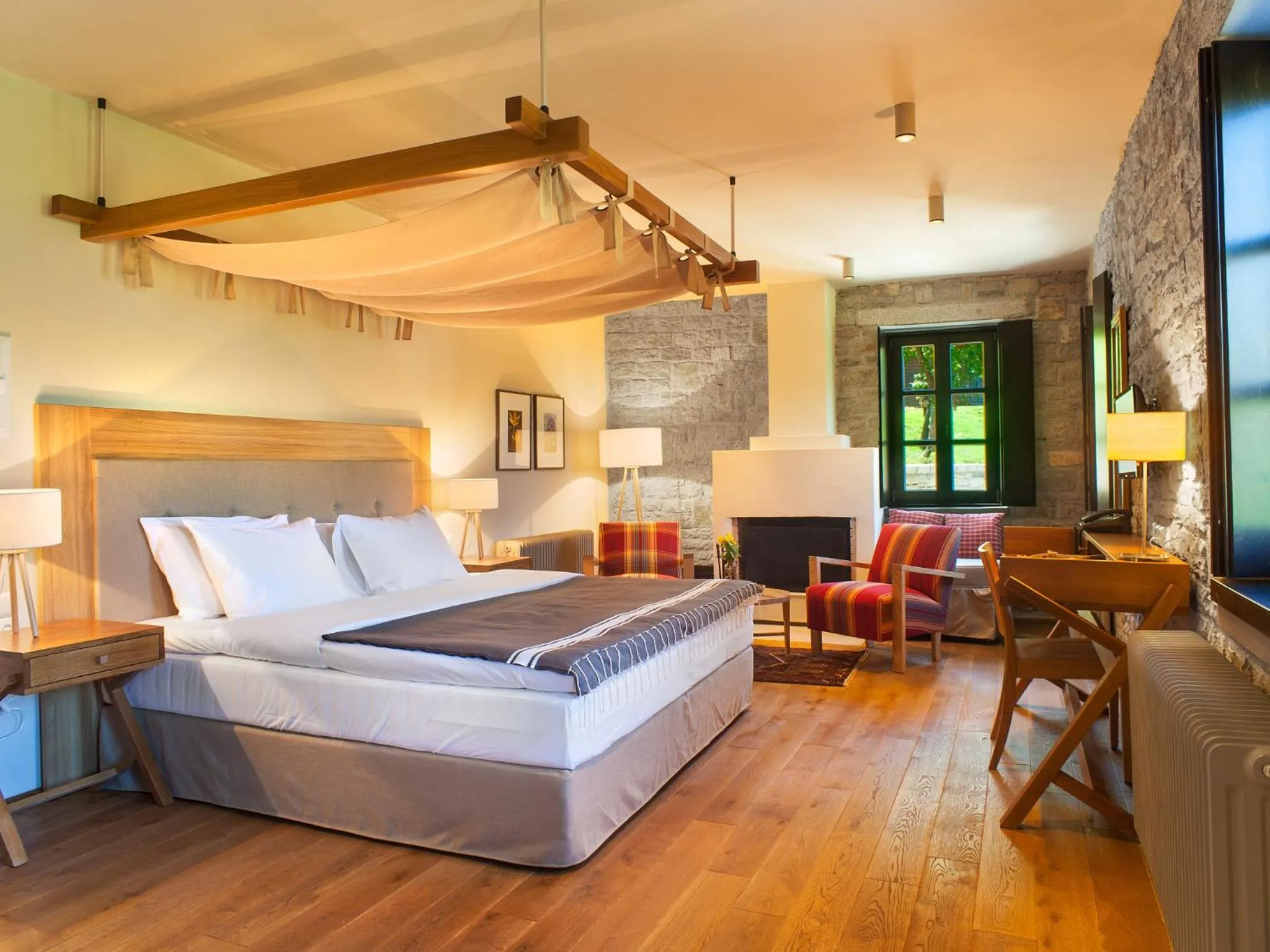 Bed in Aristi Mountain Resort