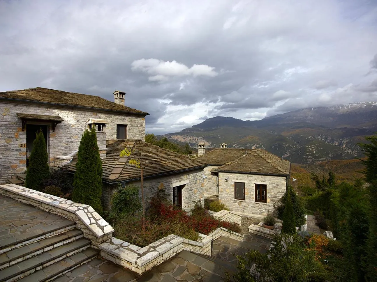 Balcony/Terrace in Aristi Mountain Resort