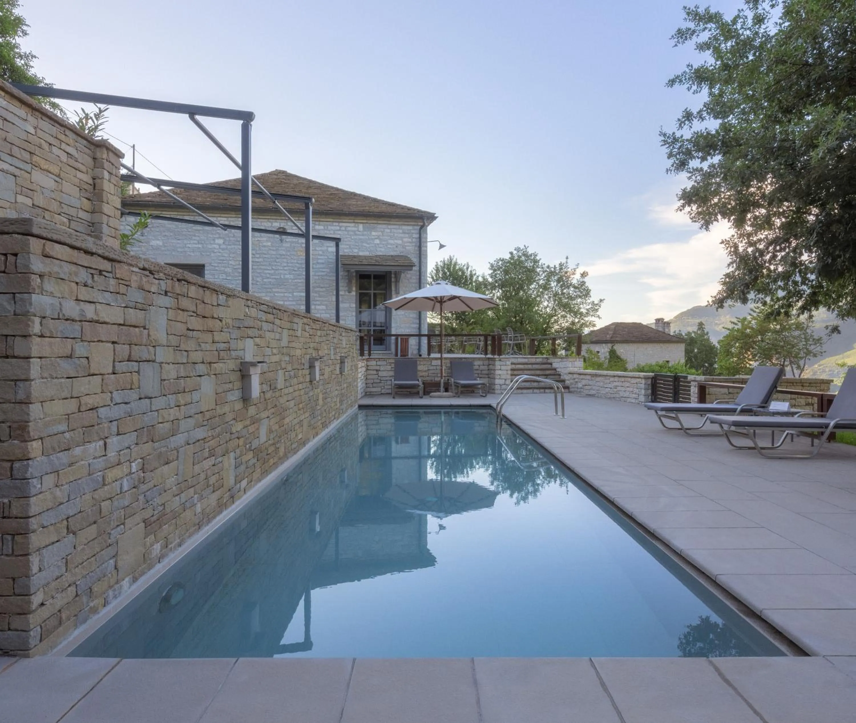 Swimming pool in Aristi Mountain Resort