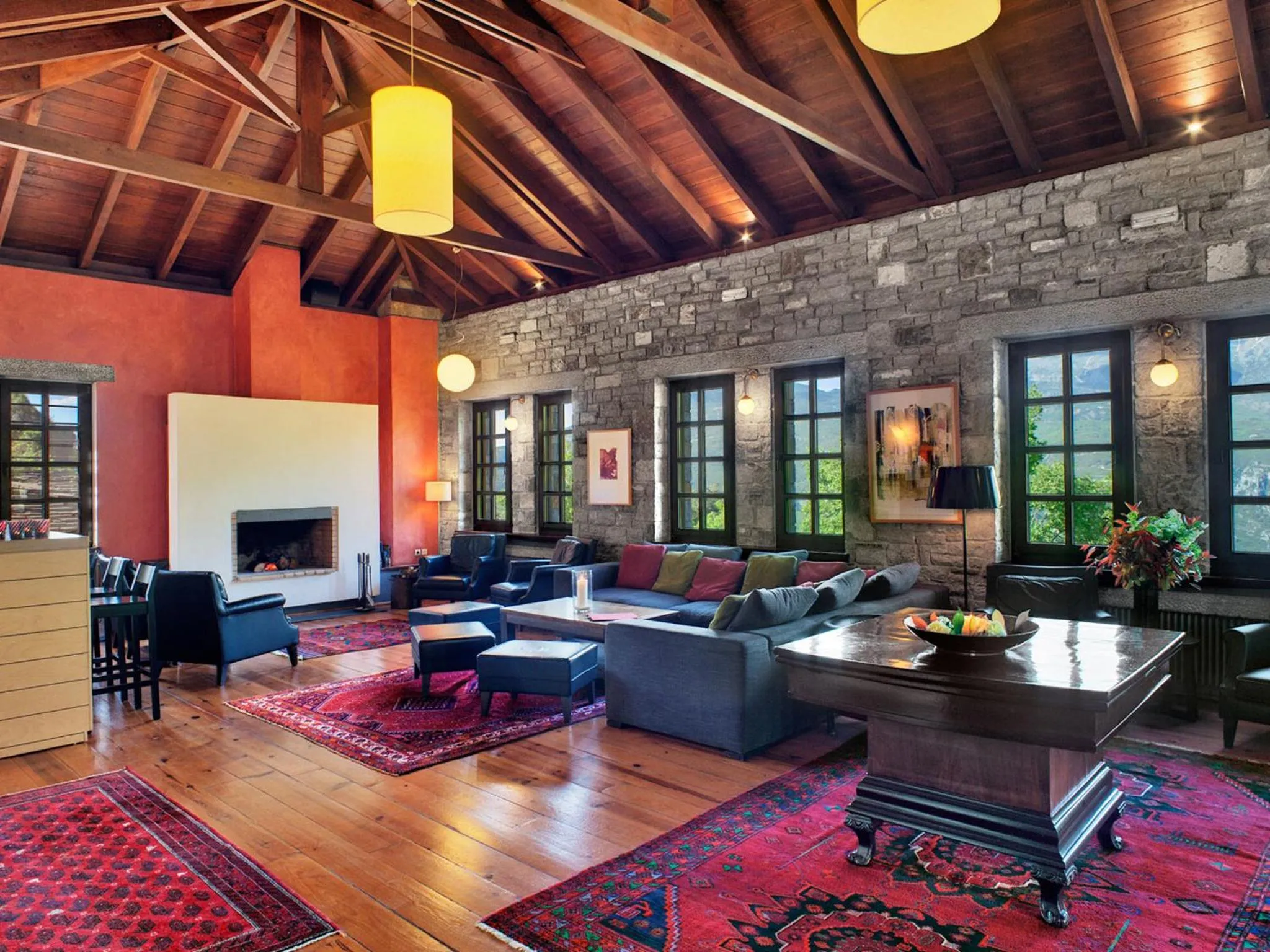 Living room in Aristi Mountain Resort