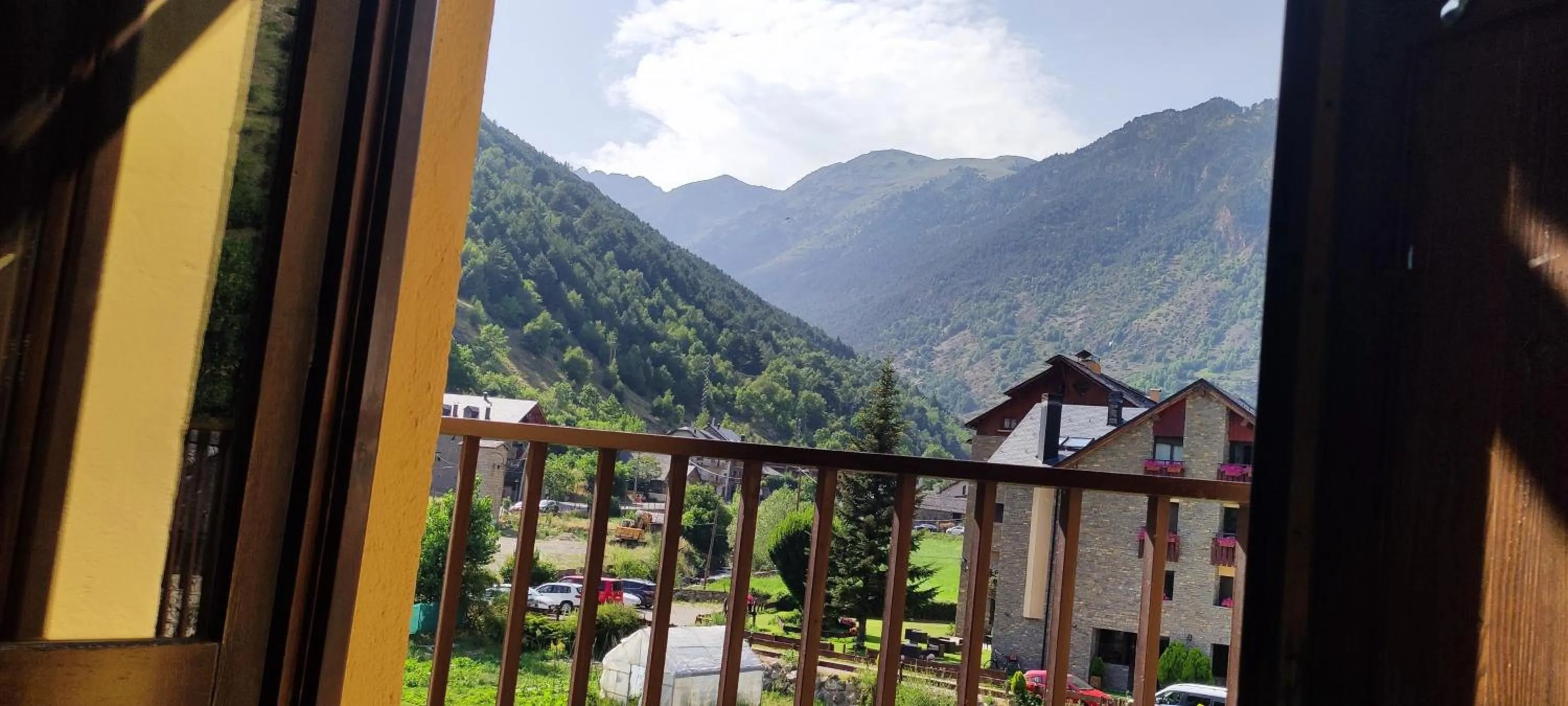 Mountain view in Hotel Saurat