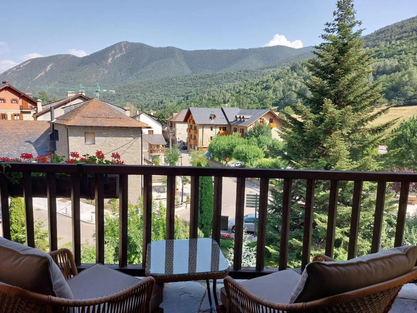 Balcony/Terrace in Hotel Saurat