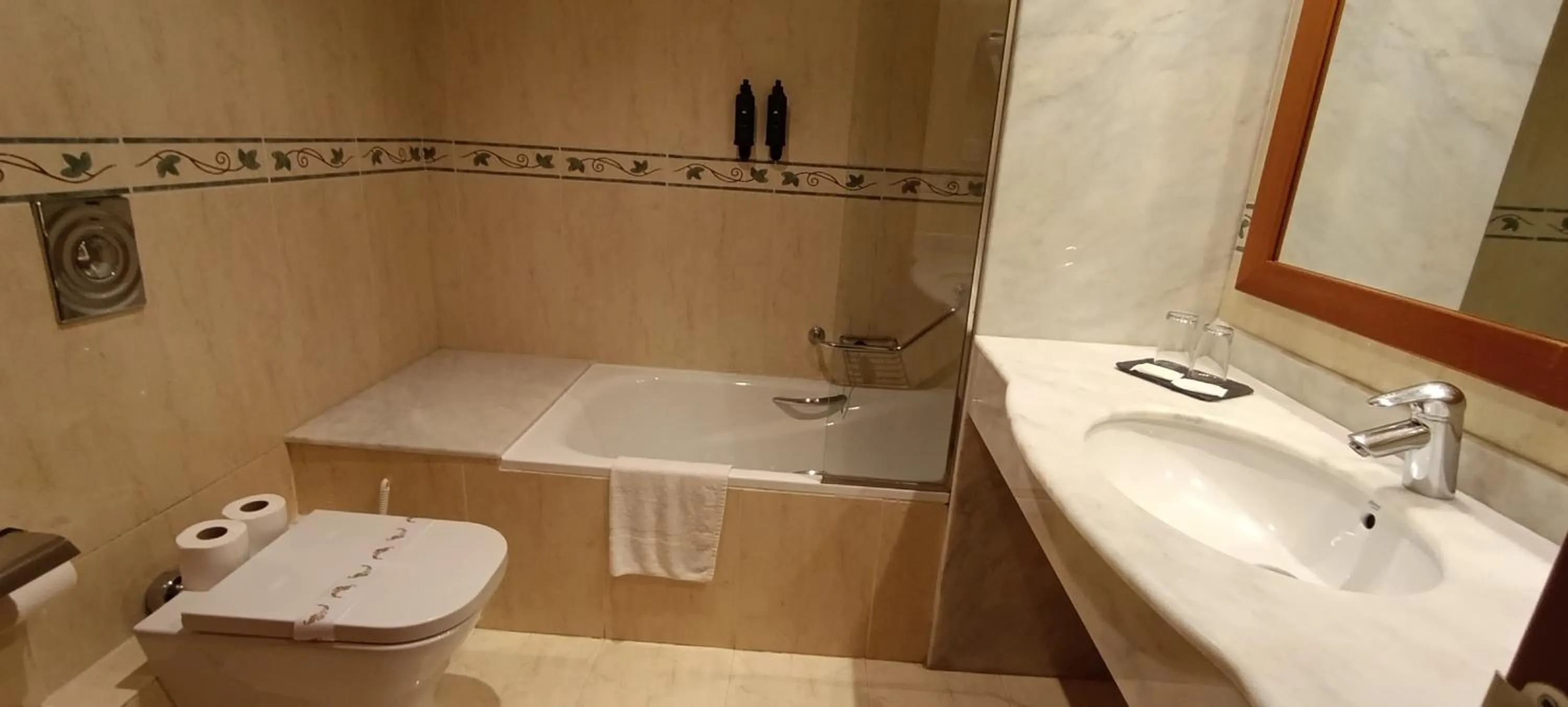Bathroom in Hotel Saurat