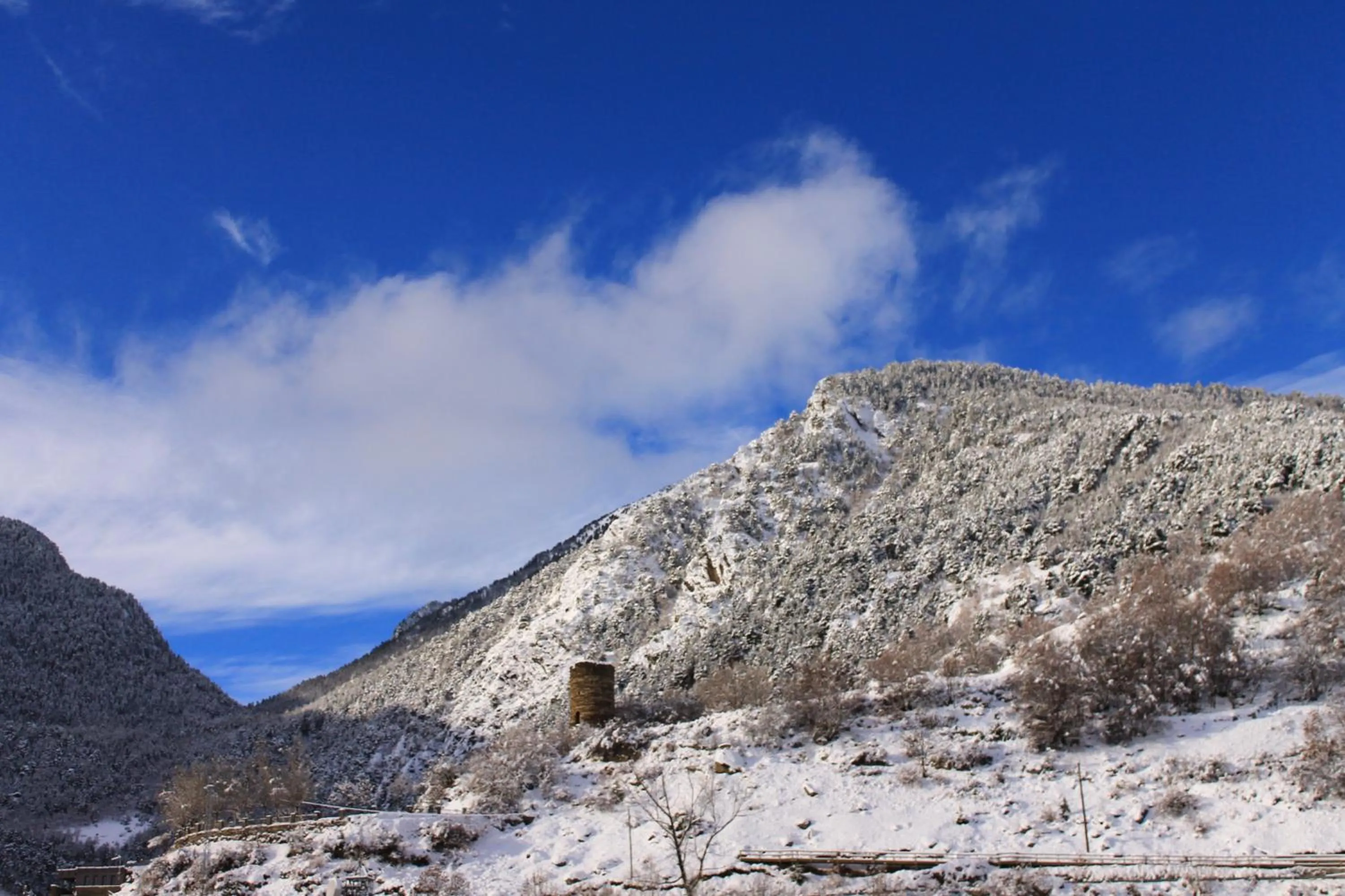 Natural landscape in Hotel Saurat