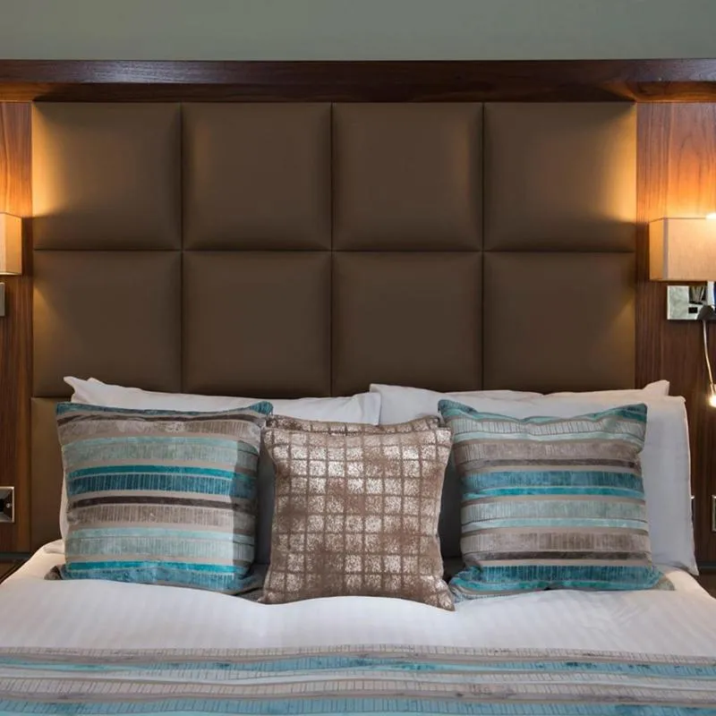 Bed in New Lanark Mill Hotel