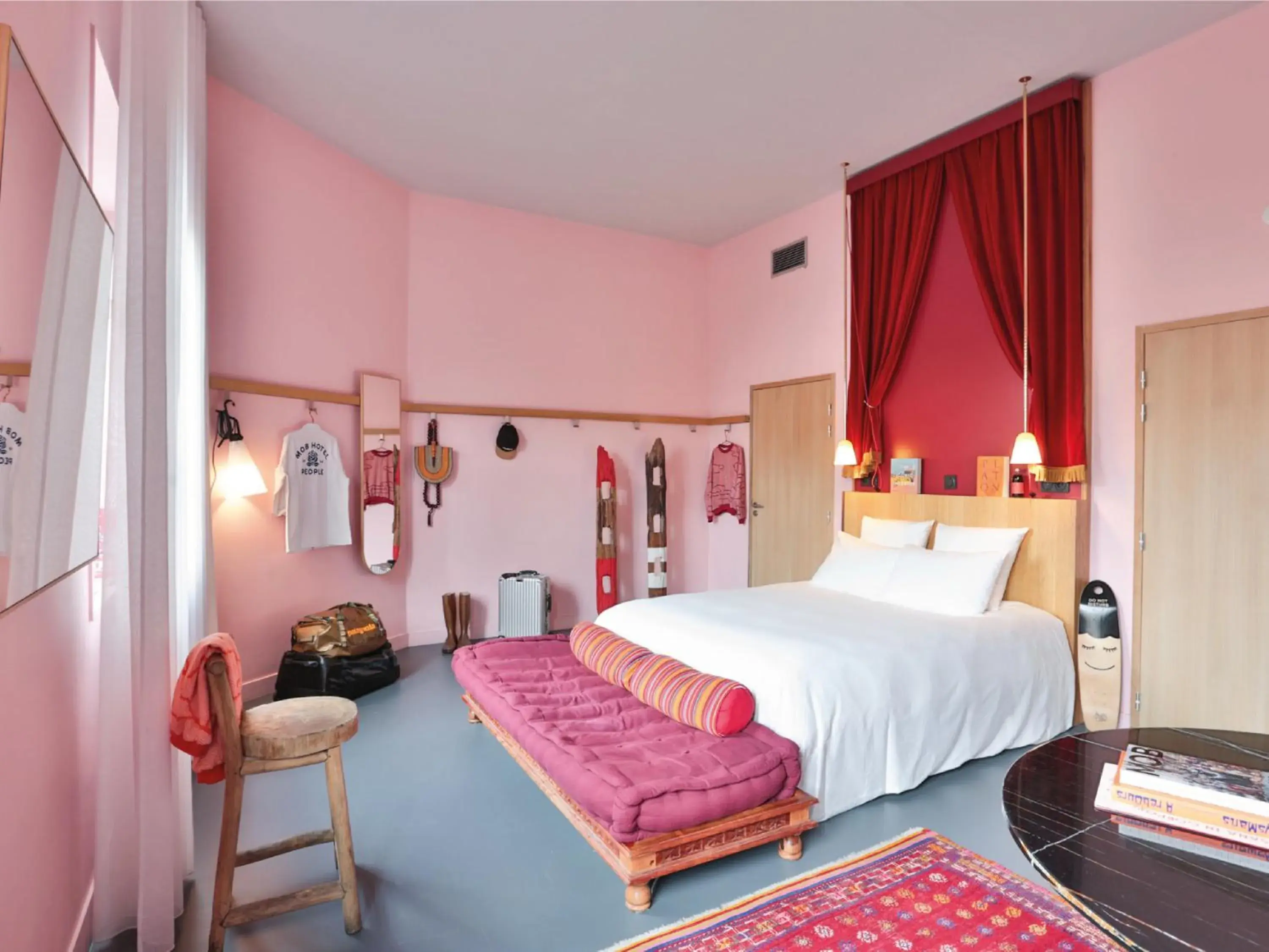 Bedroom, Bed in MOB HOTEL Paris Les Puces Bedroom, Bed in MOB HOTEL Paris Les Puces