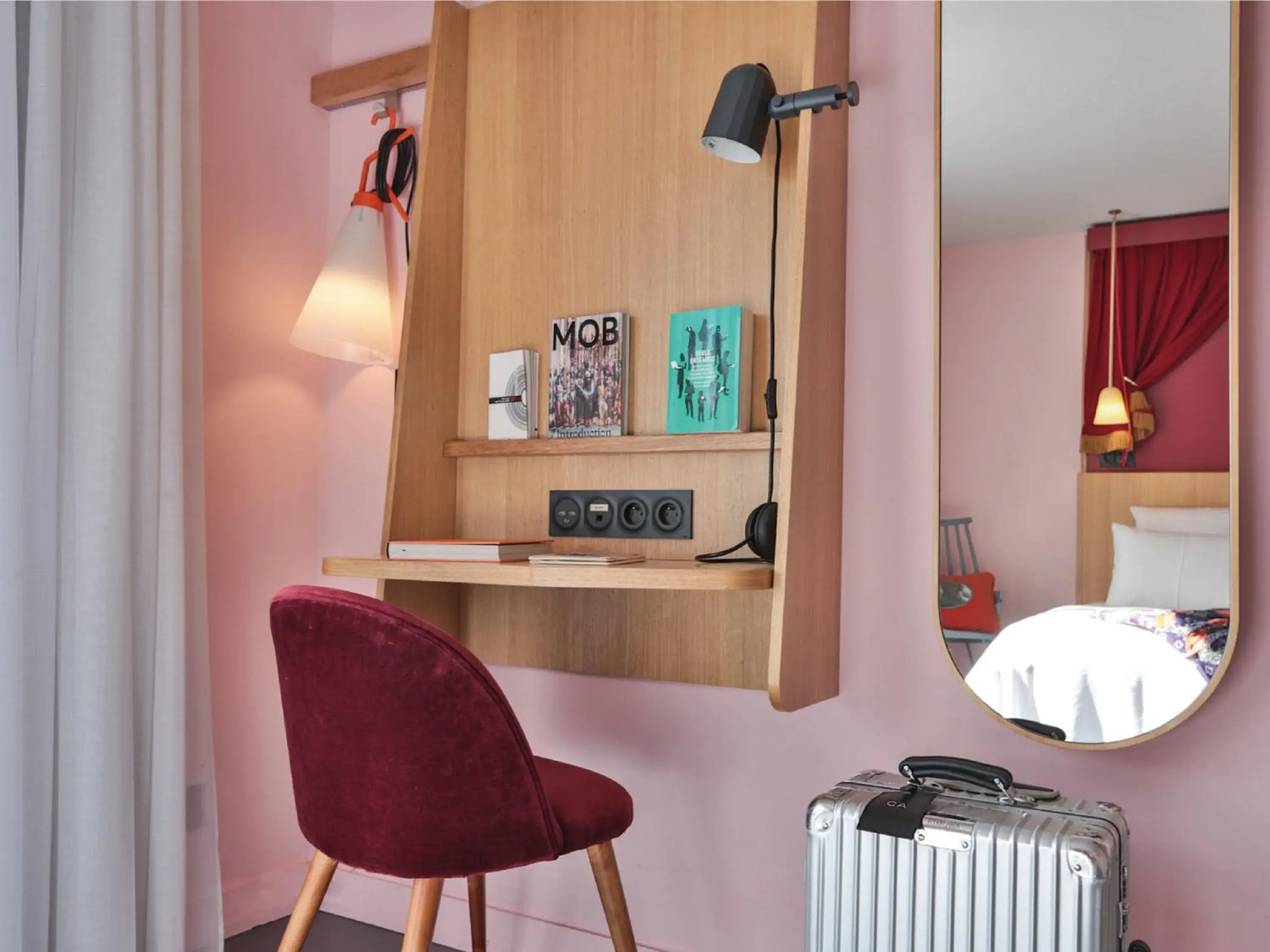 Bedroom in MOB HOTEL Paris Les Puces Bedroom in MOB HOTEL Paris Les Puces