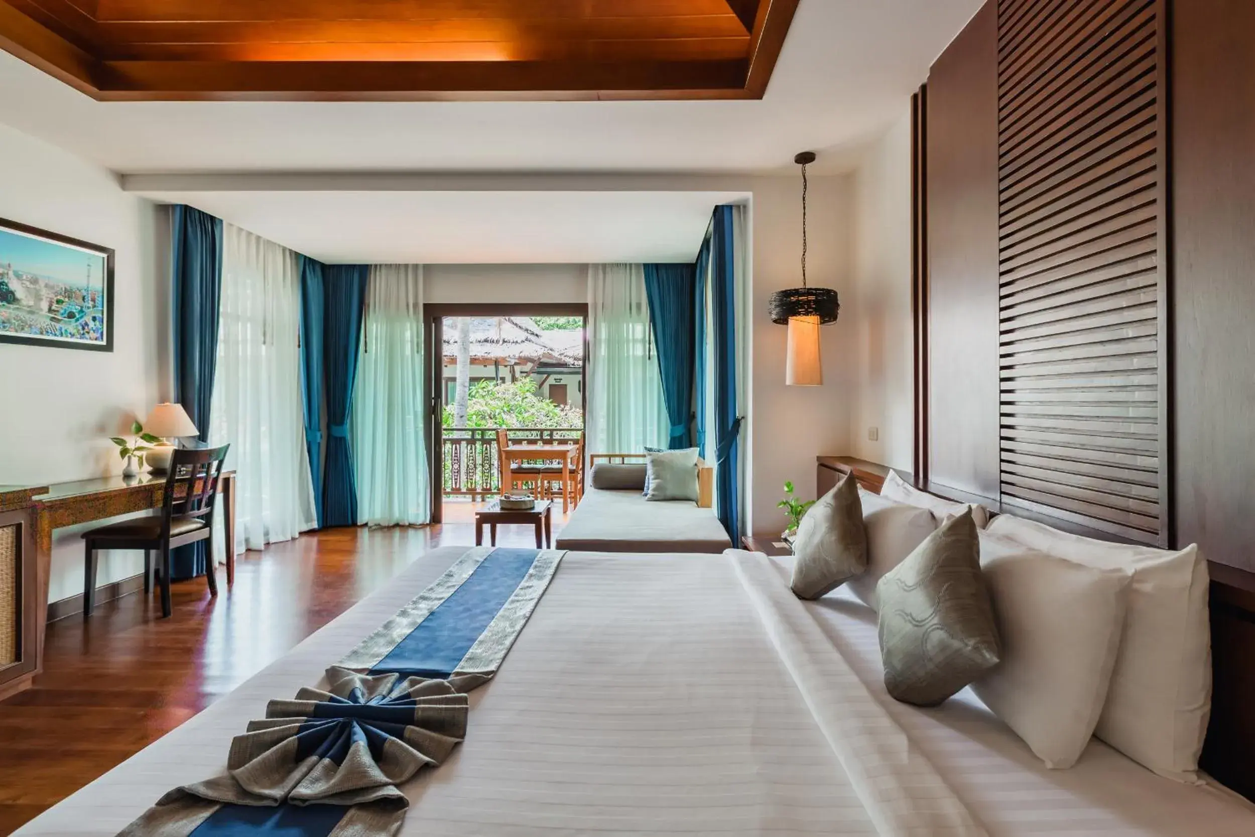 Bed in Railay Village Resort and Spa Bed in Railay Village Resort and Spa