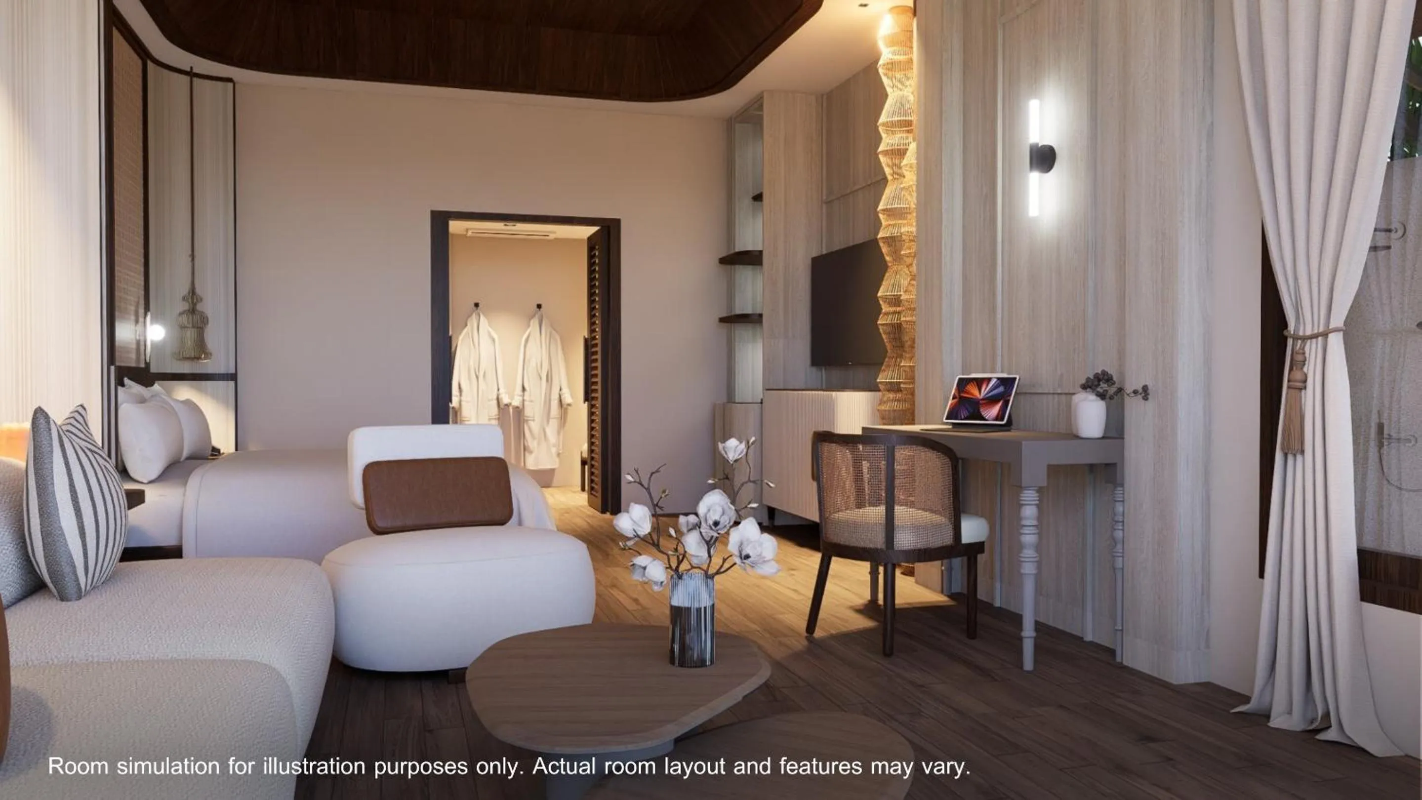 Bedroom in Railay Village Resort and Spa