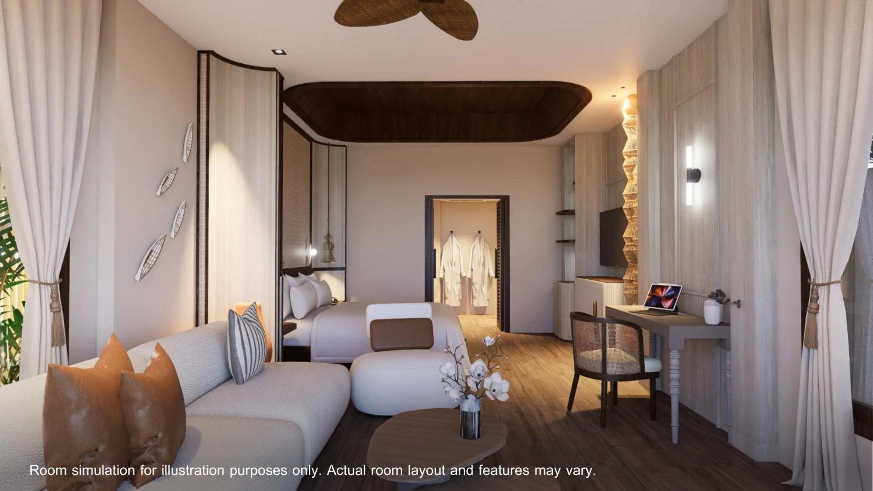 Bedroom, Bed in Railay Village Resort and Spa