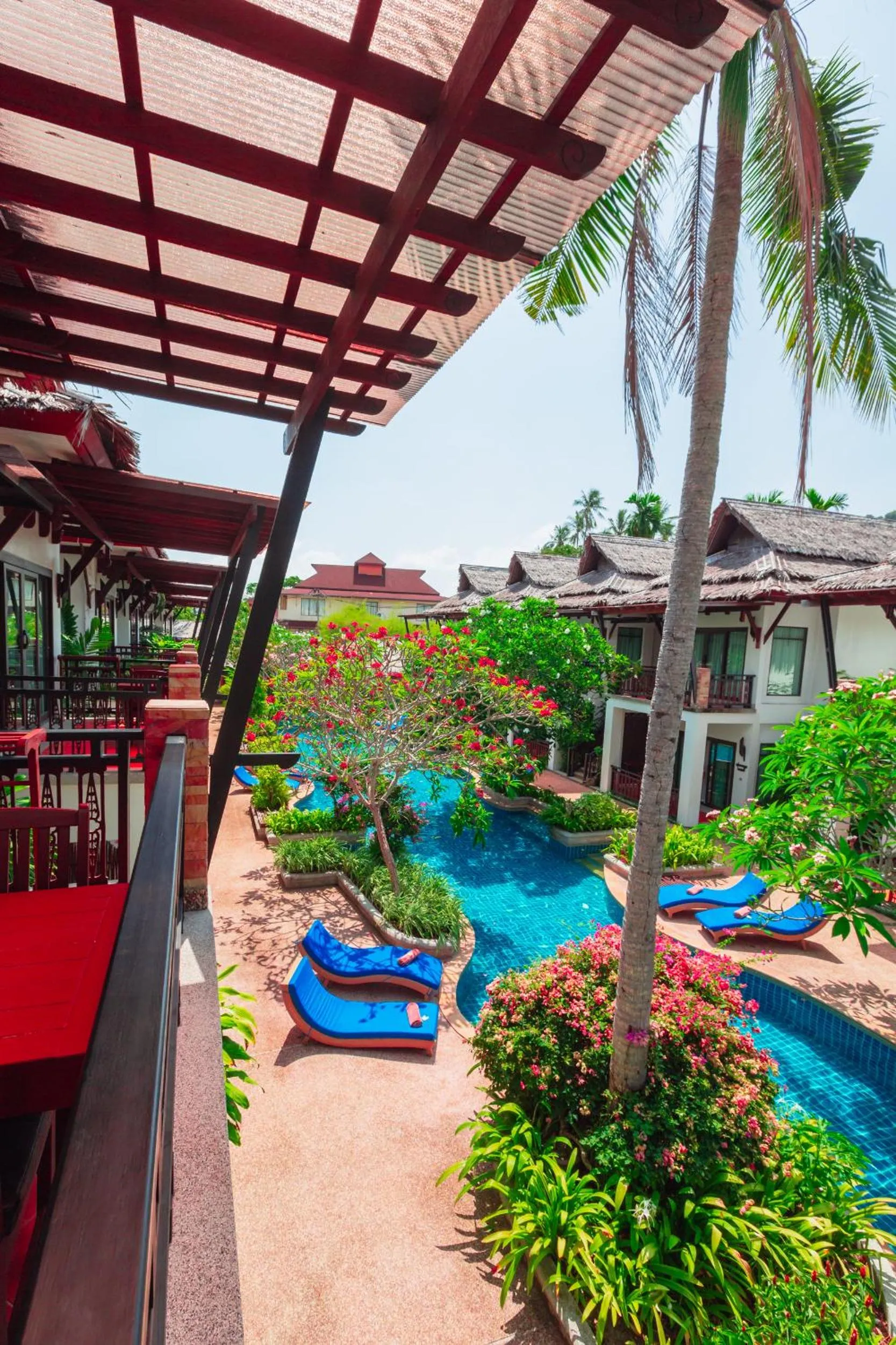 Pool view in Railay Village Resort and Spa