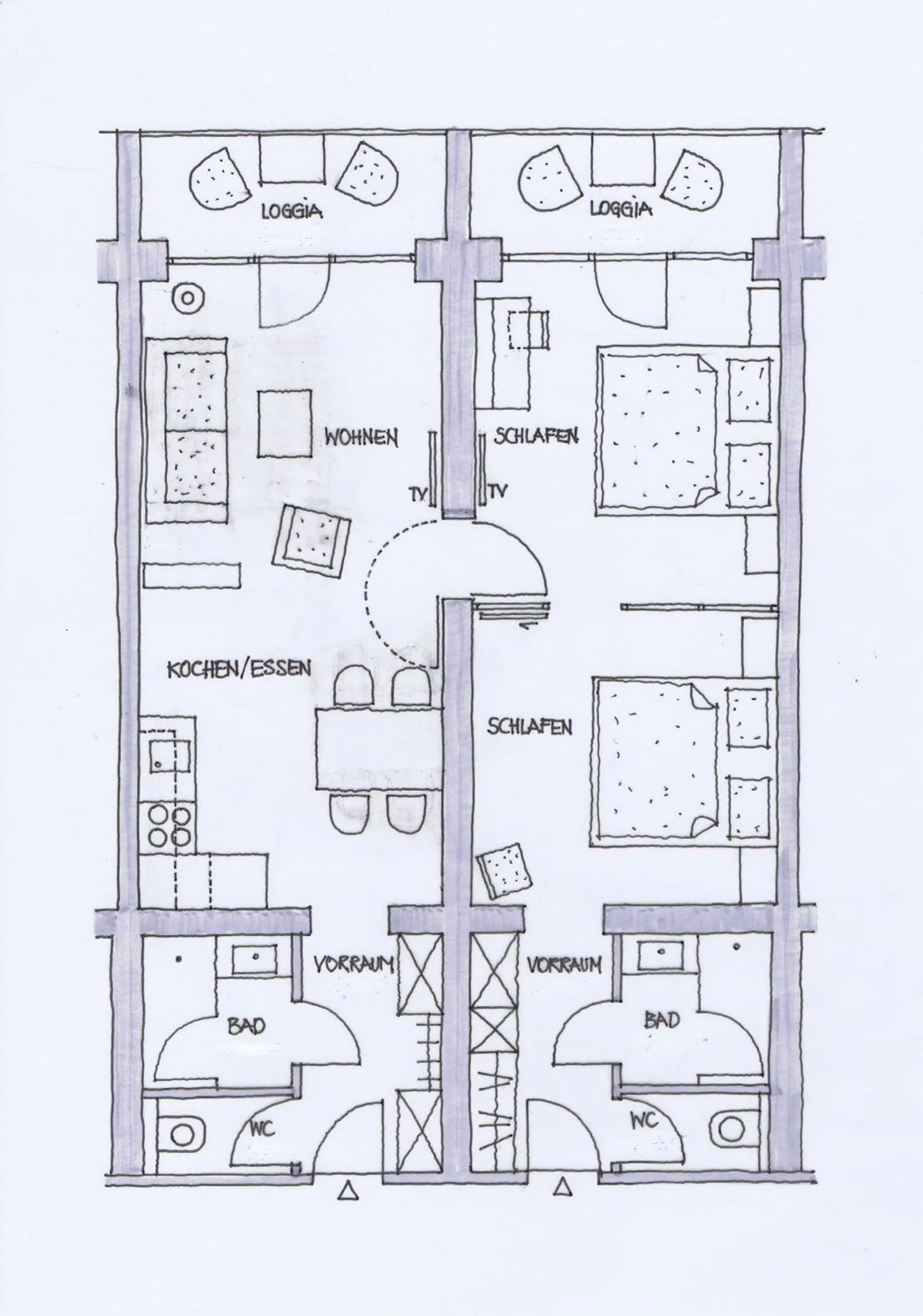 Floor plan in Kolbitsch am Weissensee ein Seeblick der verzaubert B&B