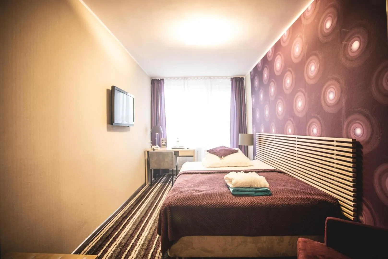 Bed in Hotel New Wave