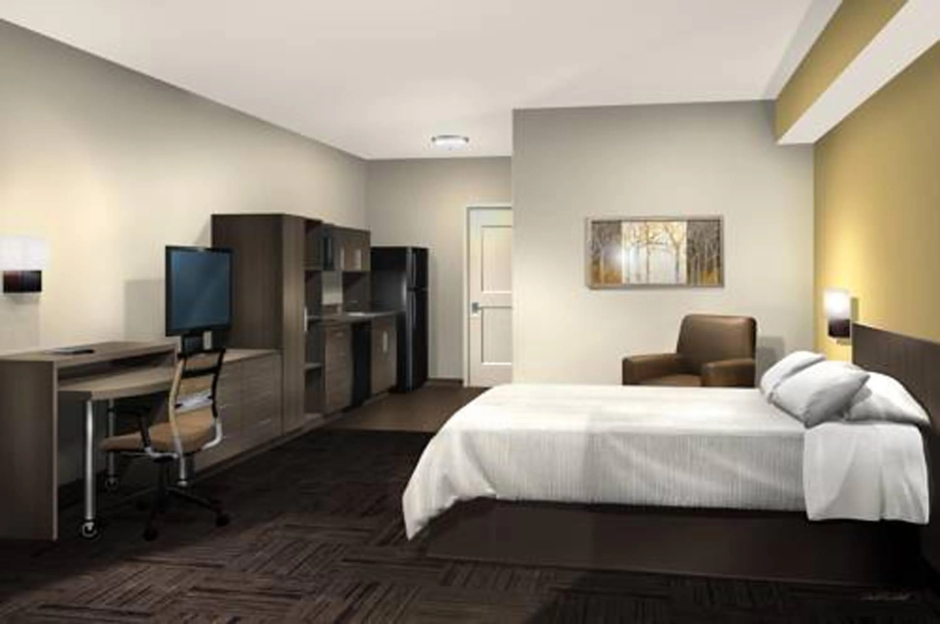 Bed in Extended Stay America Suites - Rock Hill