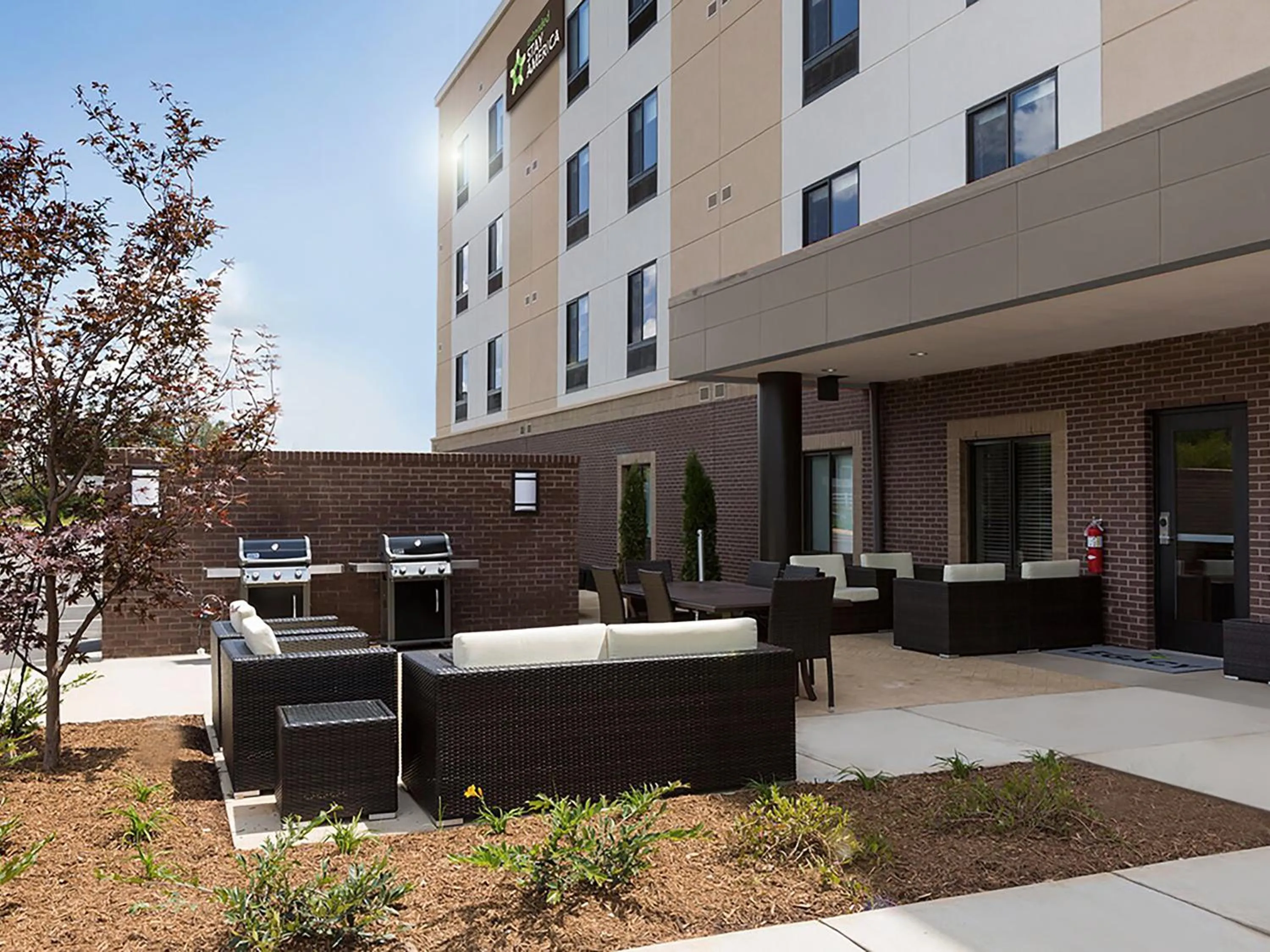 Patio in Extended Stay America Suites - Rock Hill