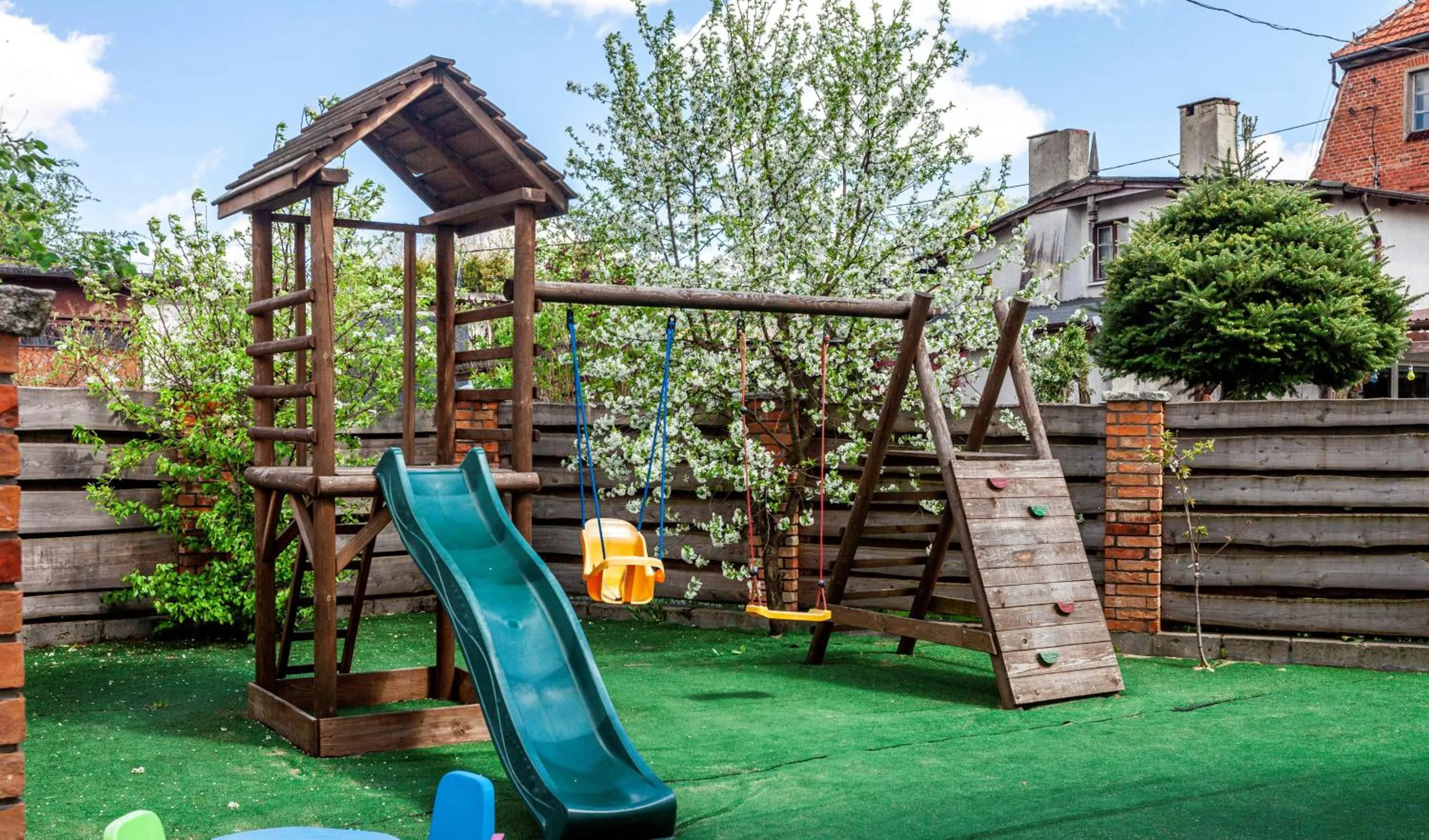 Children play ground in Gościniec Przywidzki