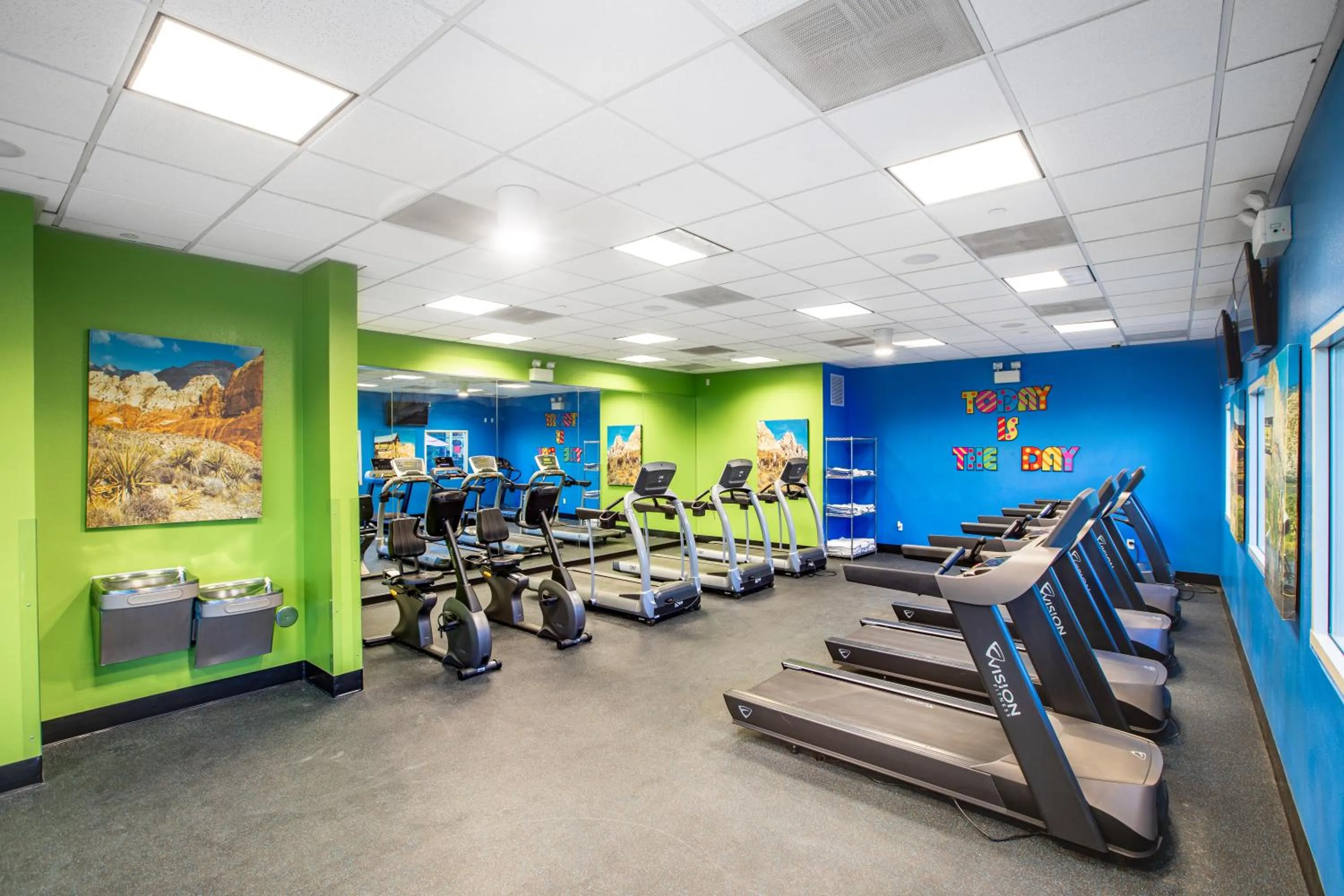 Fitness centre/facilities in The Grandview at Las Vegas