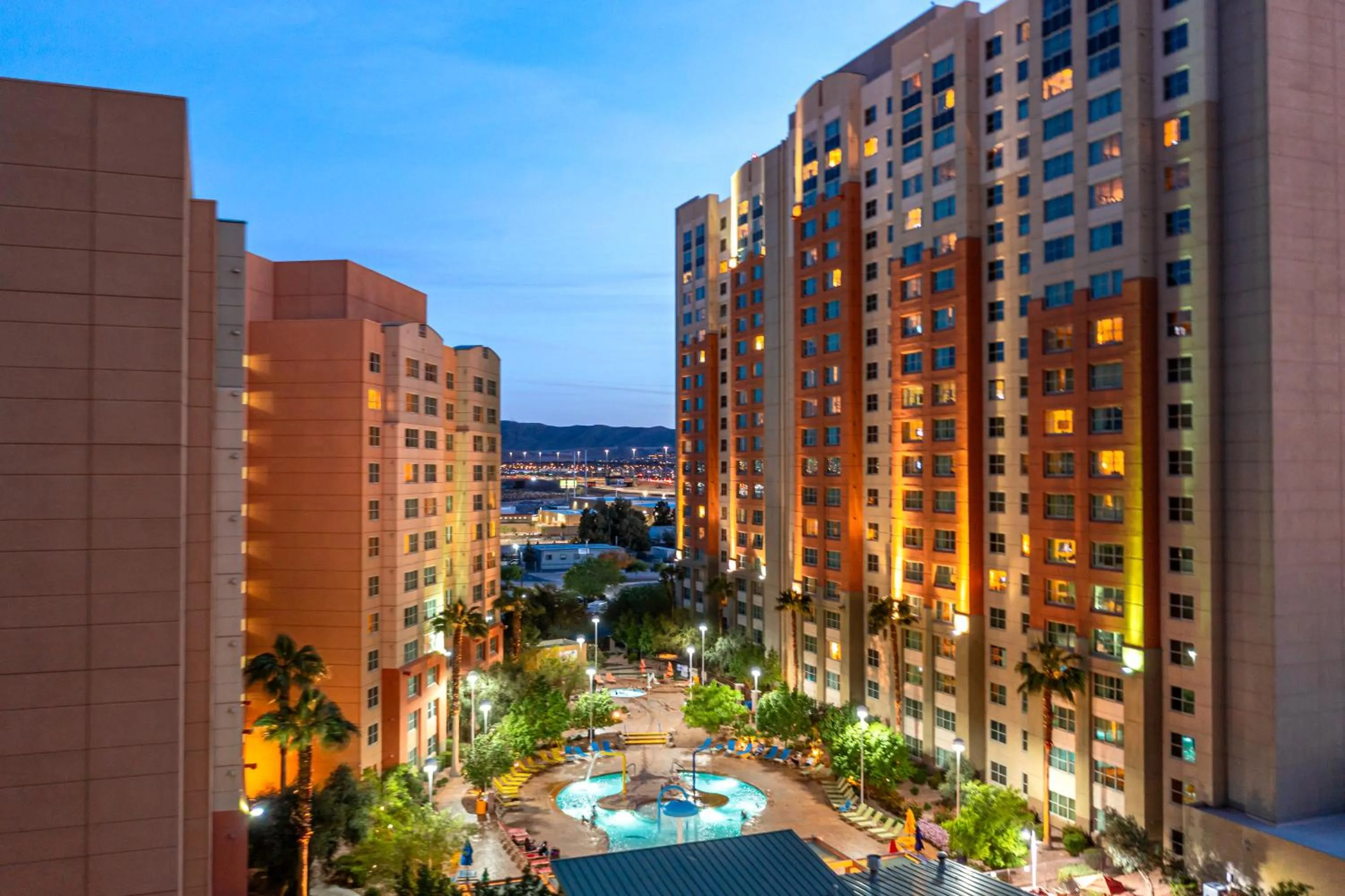 Night in The Grandview at Las Vegas