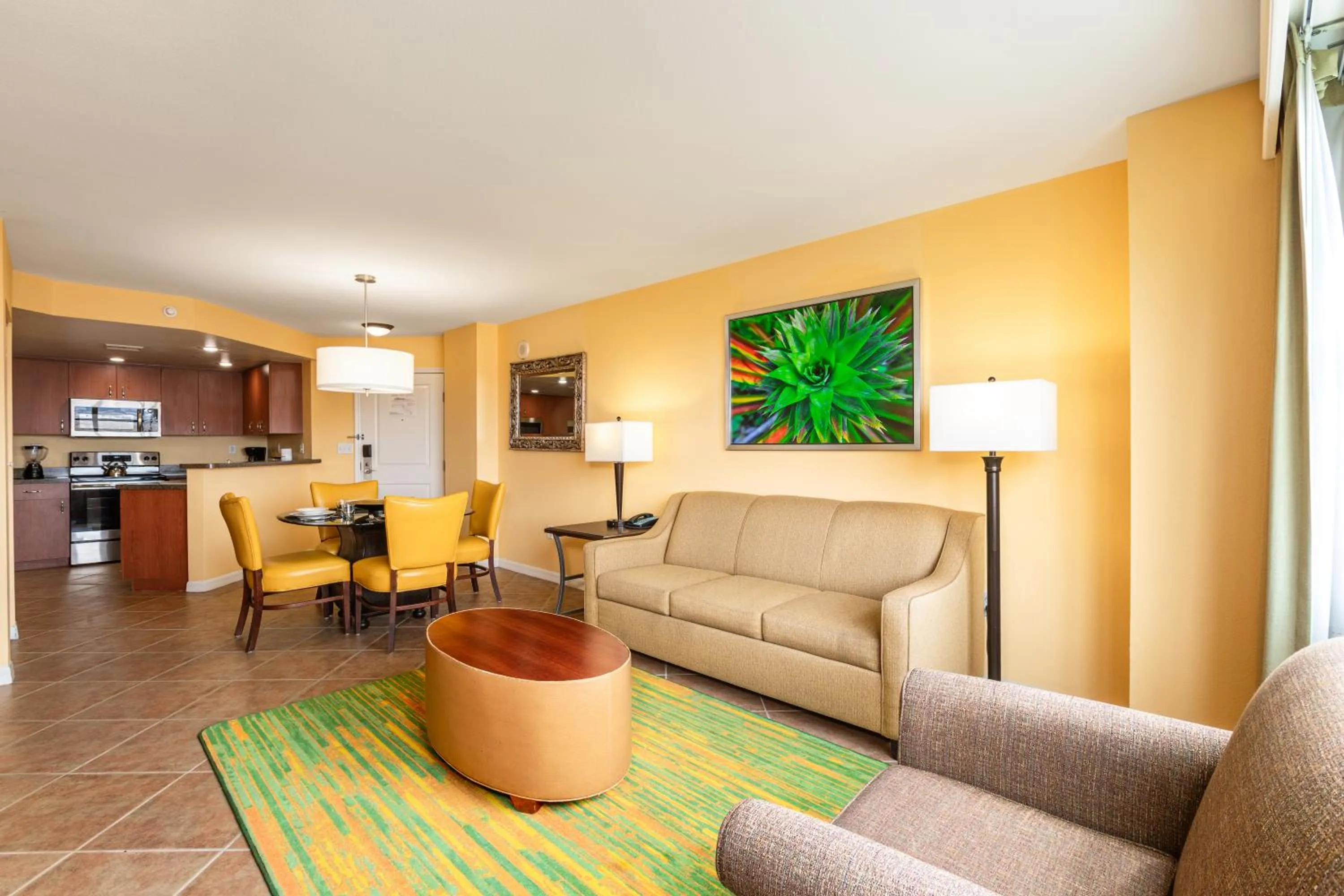 Living room in The Grandview at Las Vegas