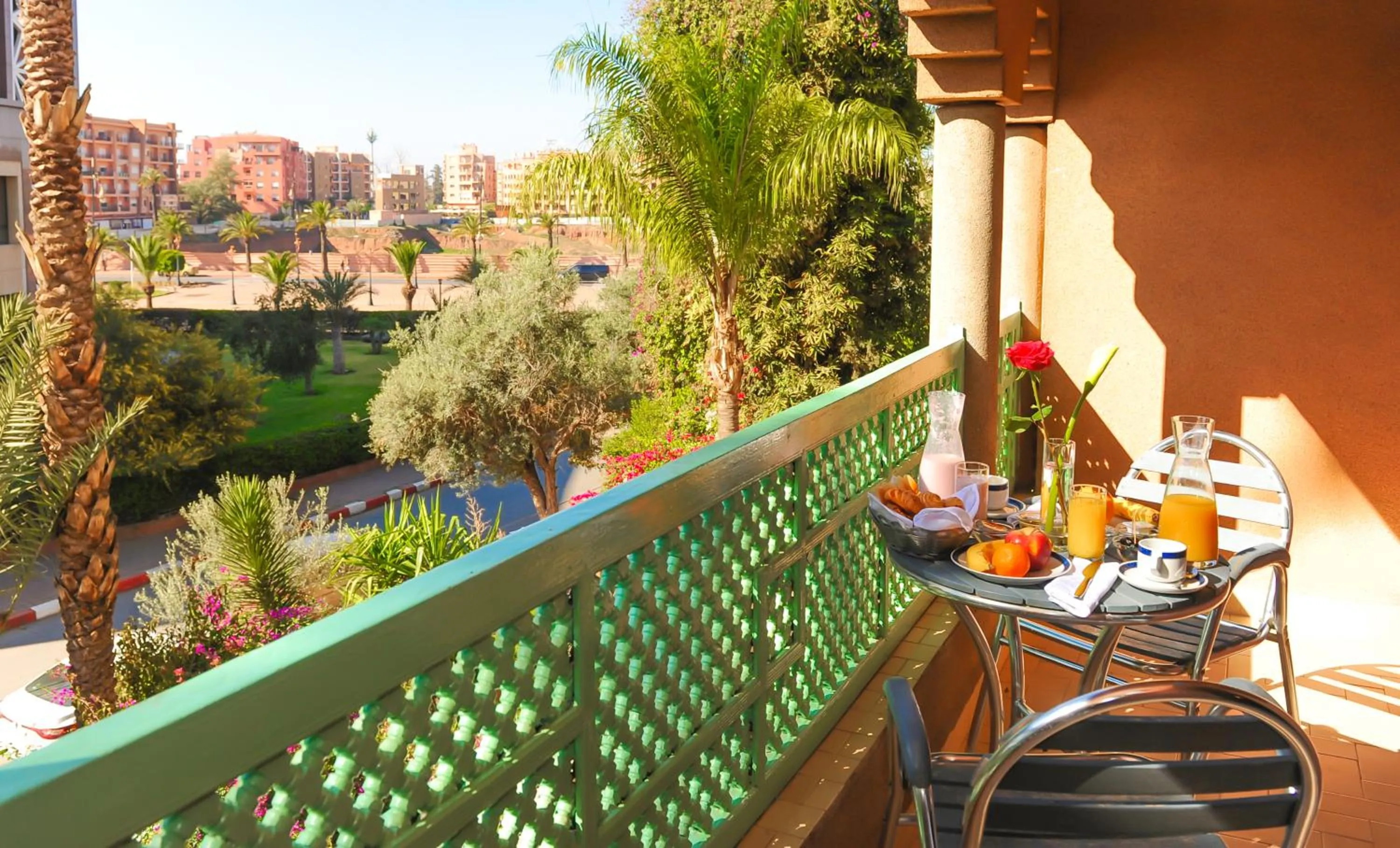 Balcony/Terrace in Appart-Hotel Amina Resort &amp; Spa