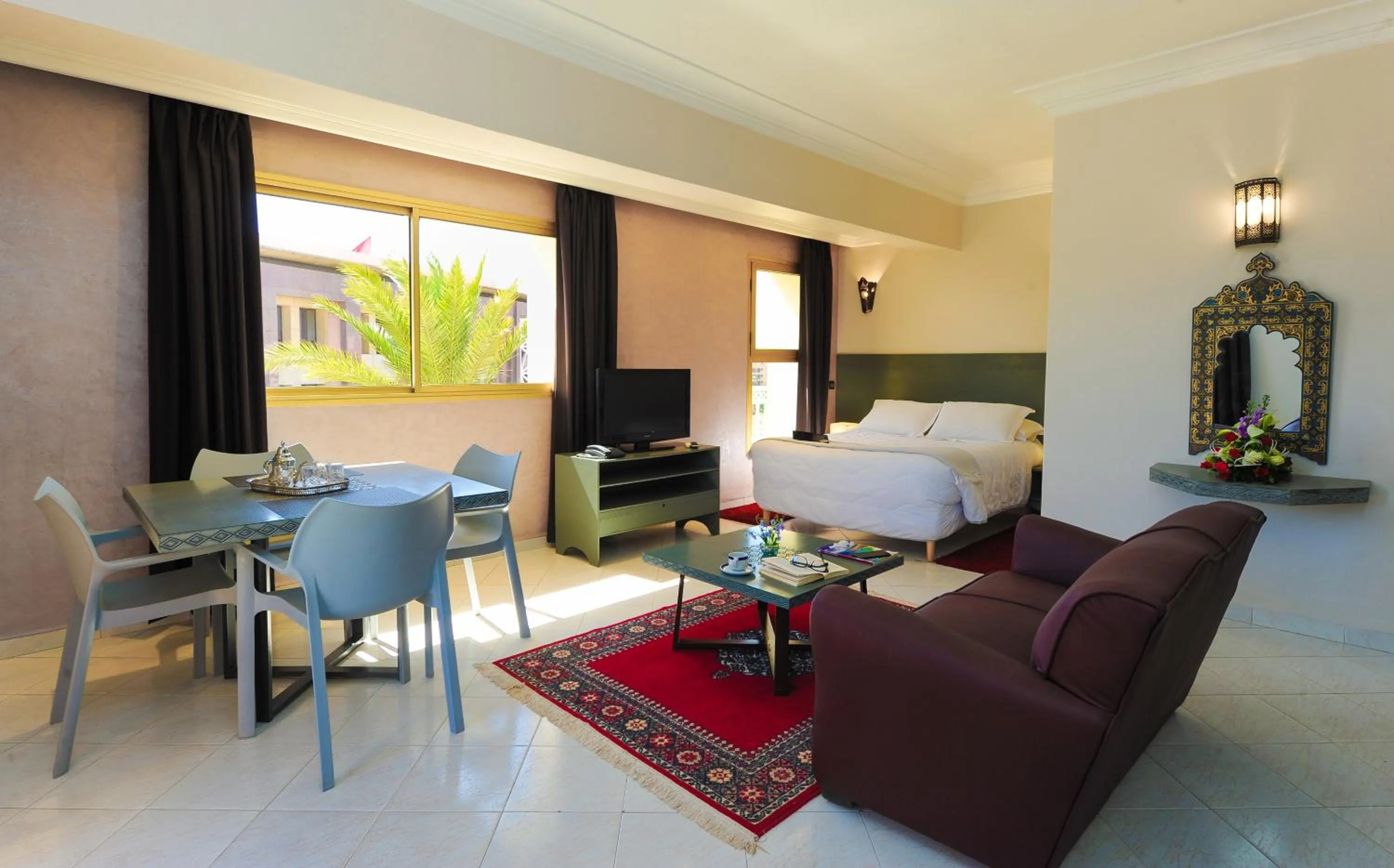 Living room in Appart-Hotel Amina Resort &amp; Spa