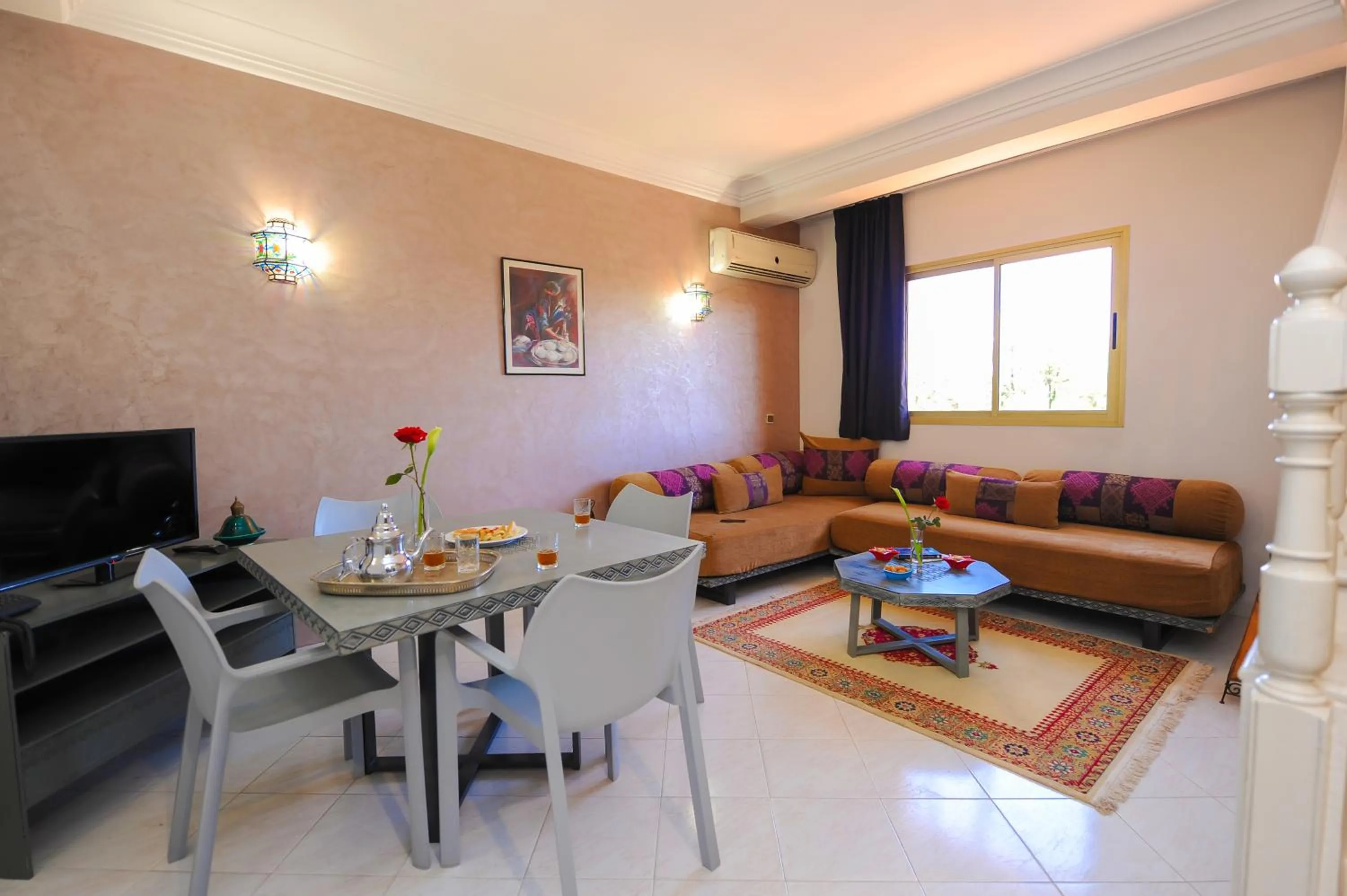 Living room in Appart-Hotel Amina Resort &amp; Spa