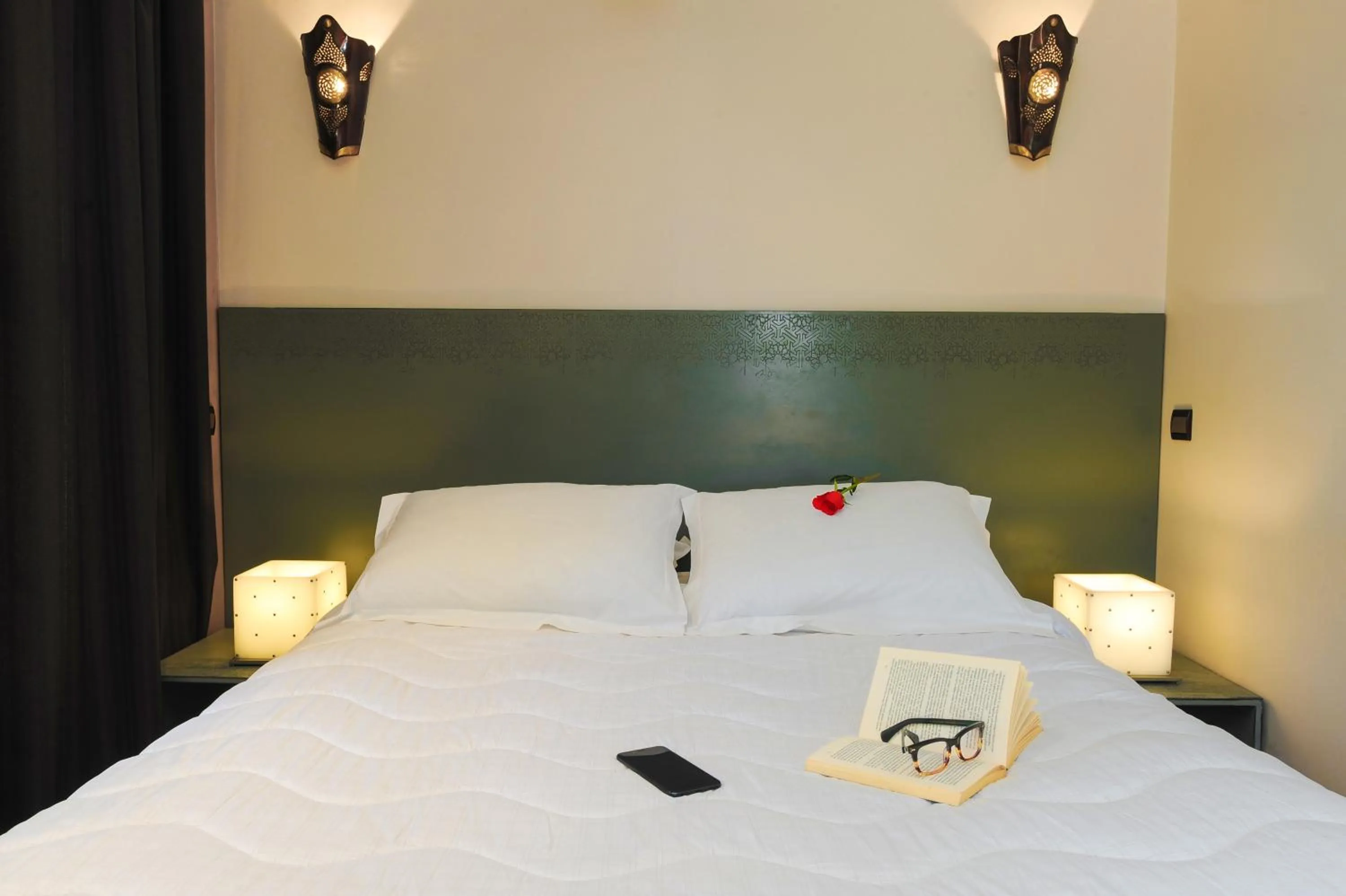 Decorative detail, Bed in Appart-Hotel Amina Resort &amp; Spa