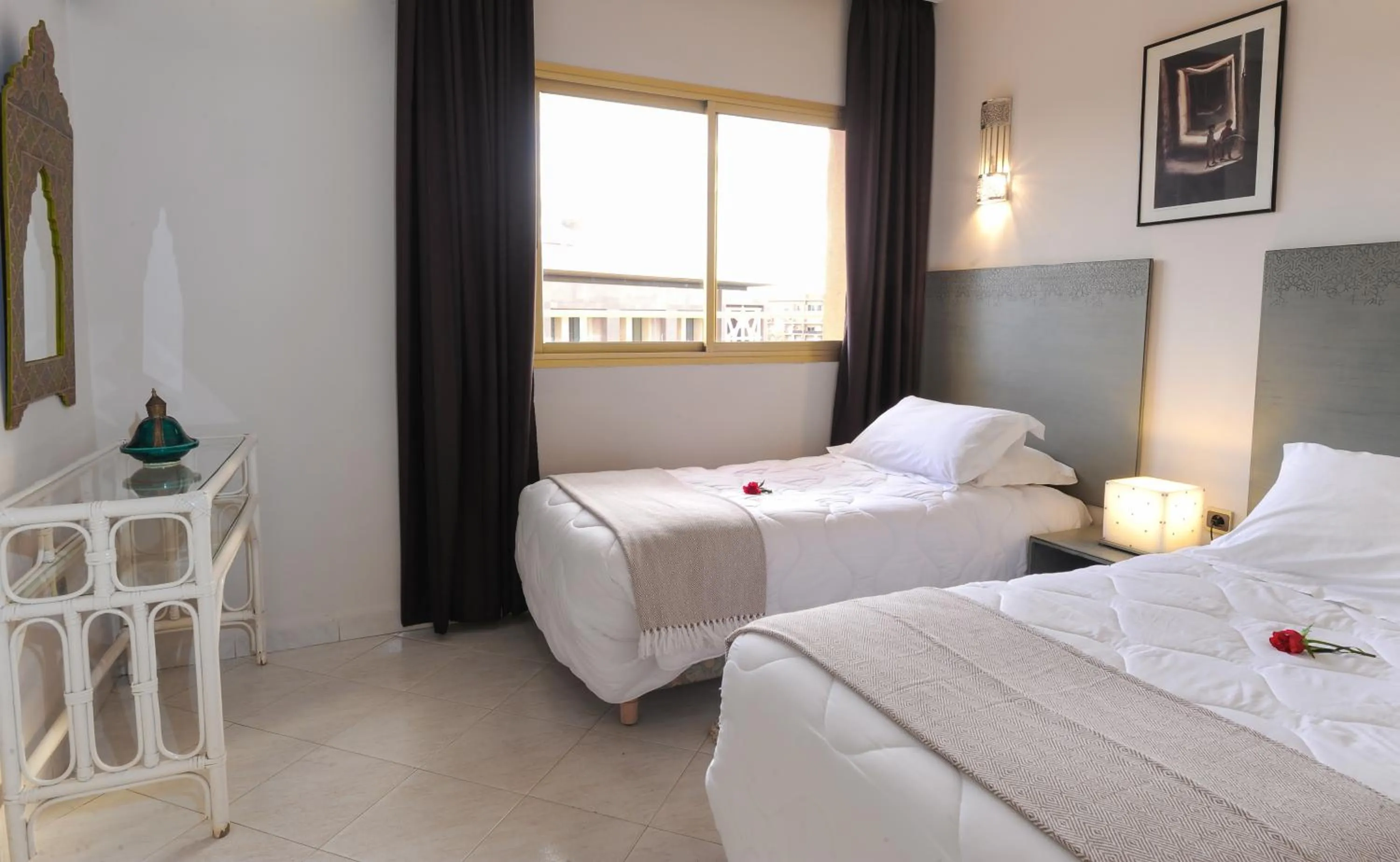 Decorative detail, Bed in Appart-Hotel Amina Resort &amp; Spa