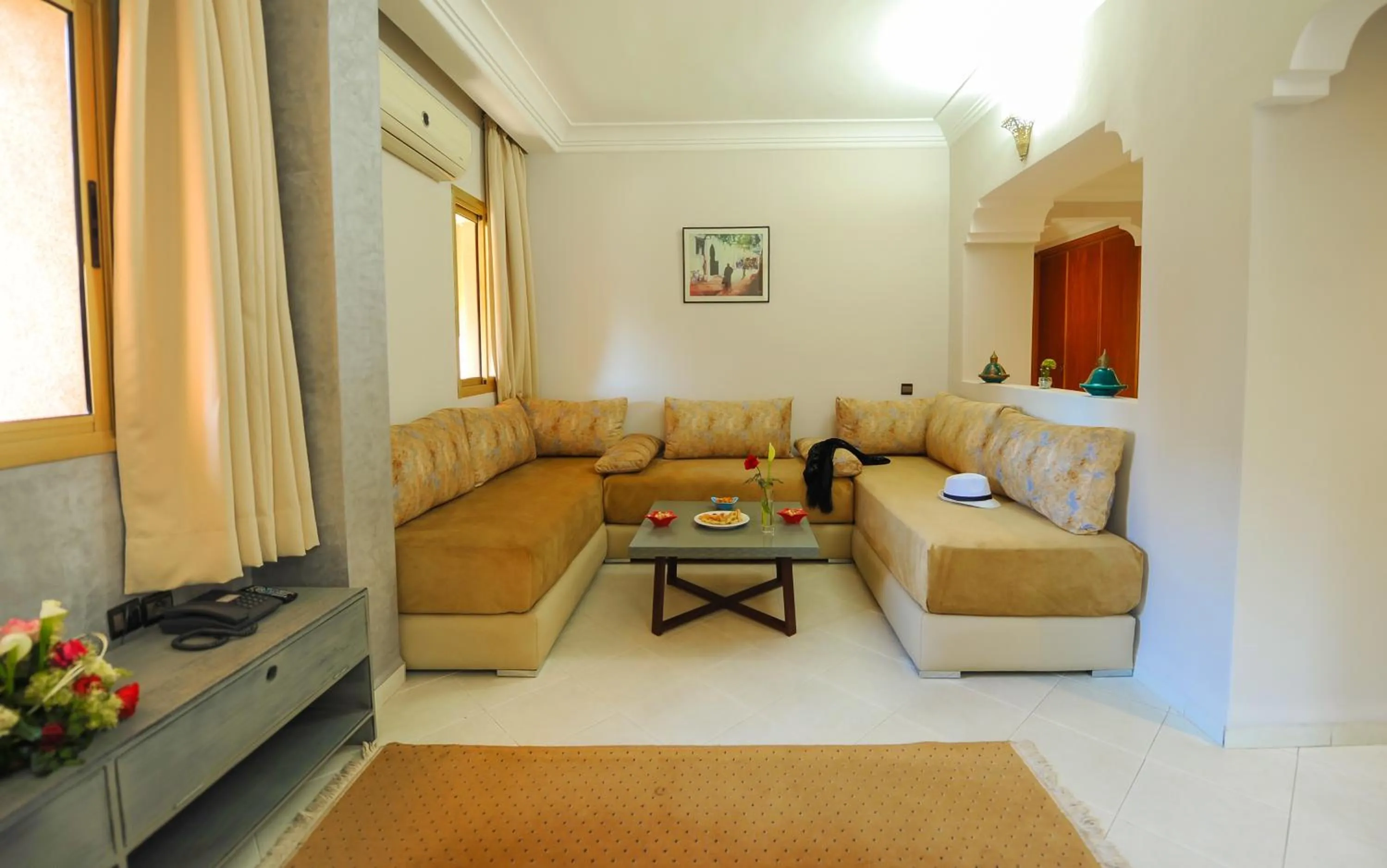 Living room in Appart-Hotel Amina Resort &amp; Spa