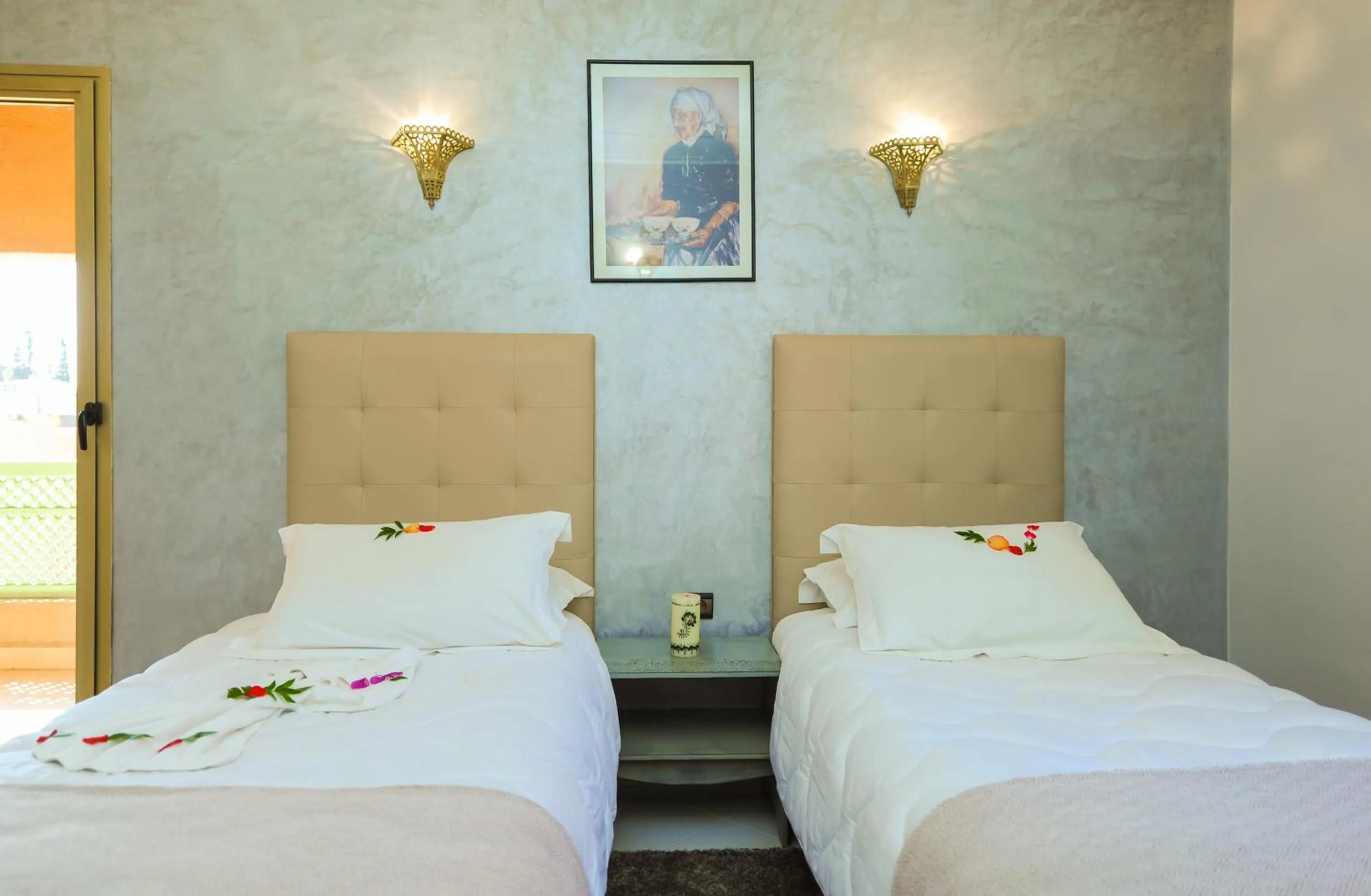 Decorative detail, Bed in Appart-Hotel Amina Resort &amp; Spa