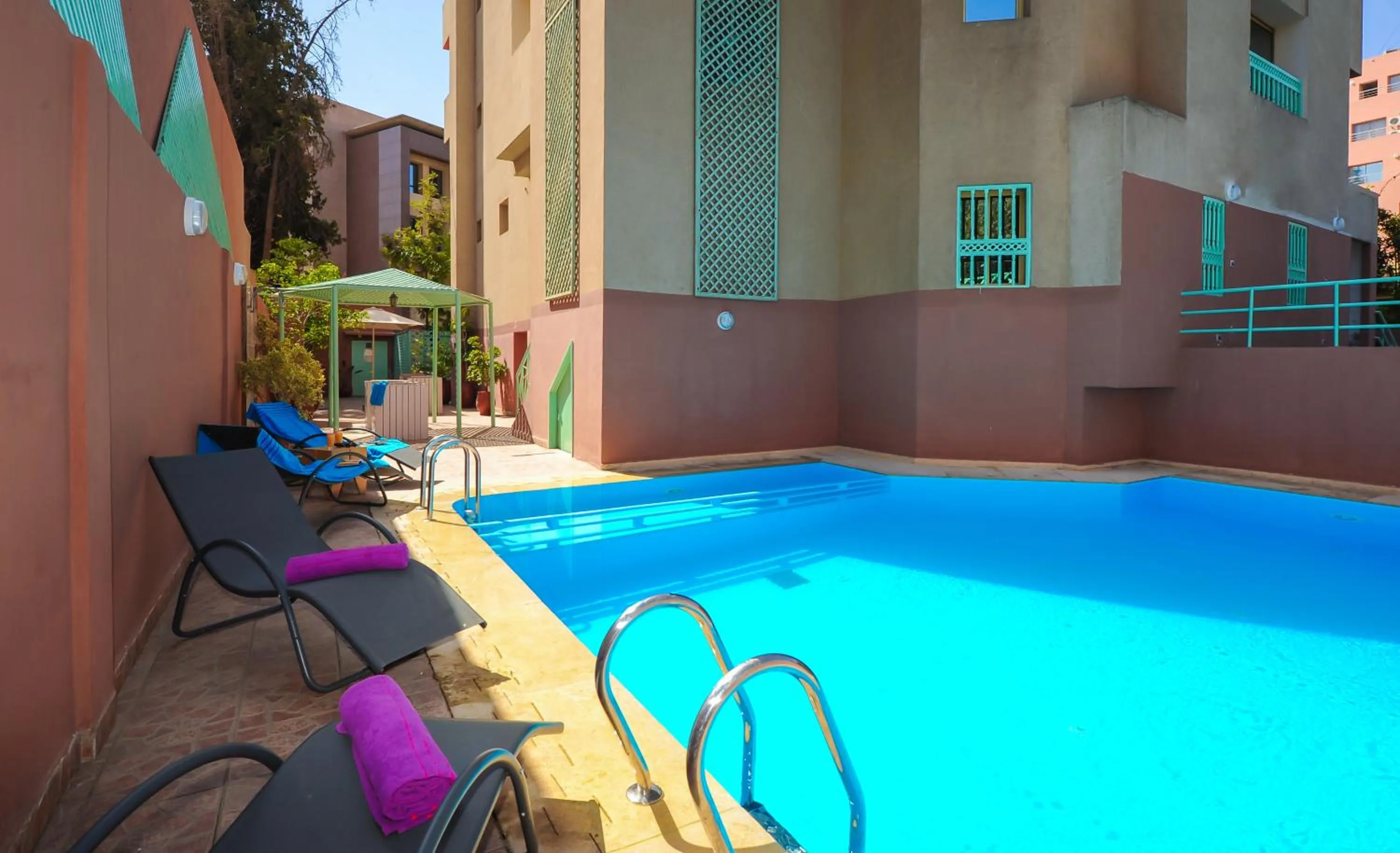 Swimming pool in Appart-Hotel Amina Resort &amp; Spa