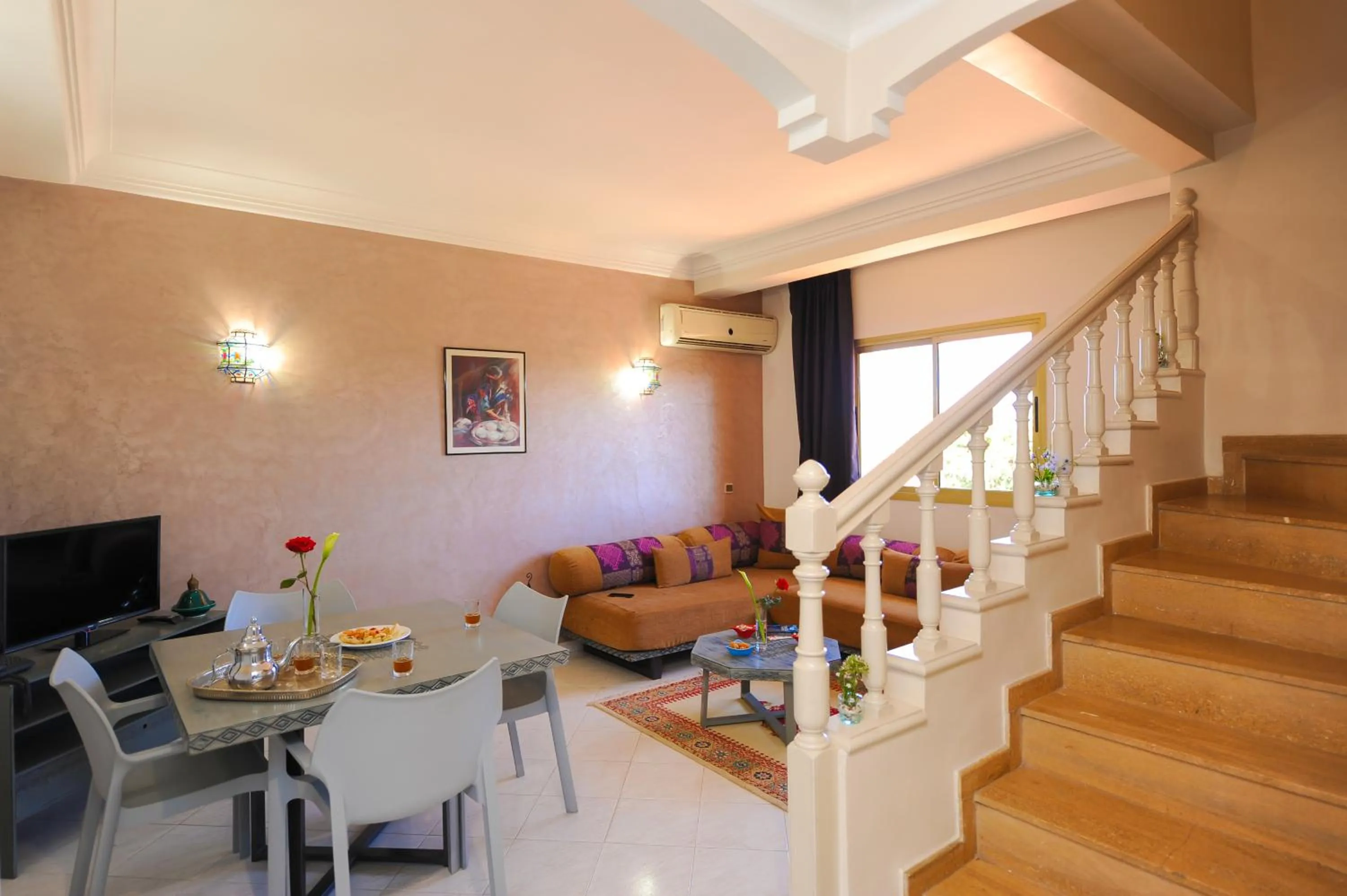 Living room in Appart-Hotel Amina Resort &amp; Spa