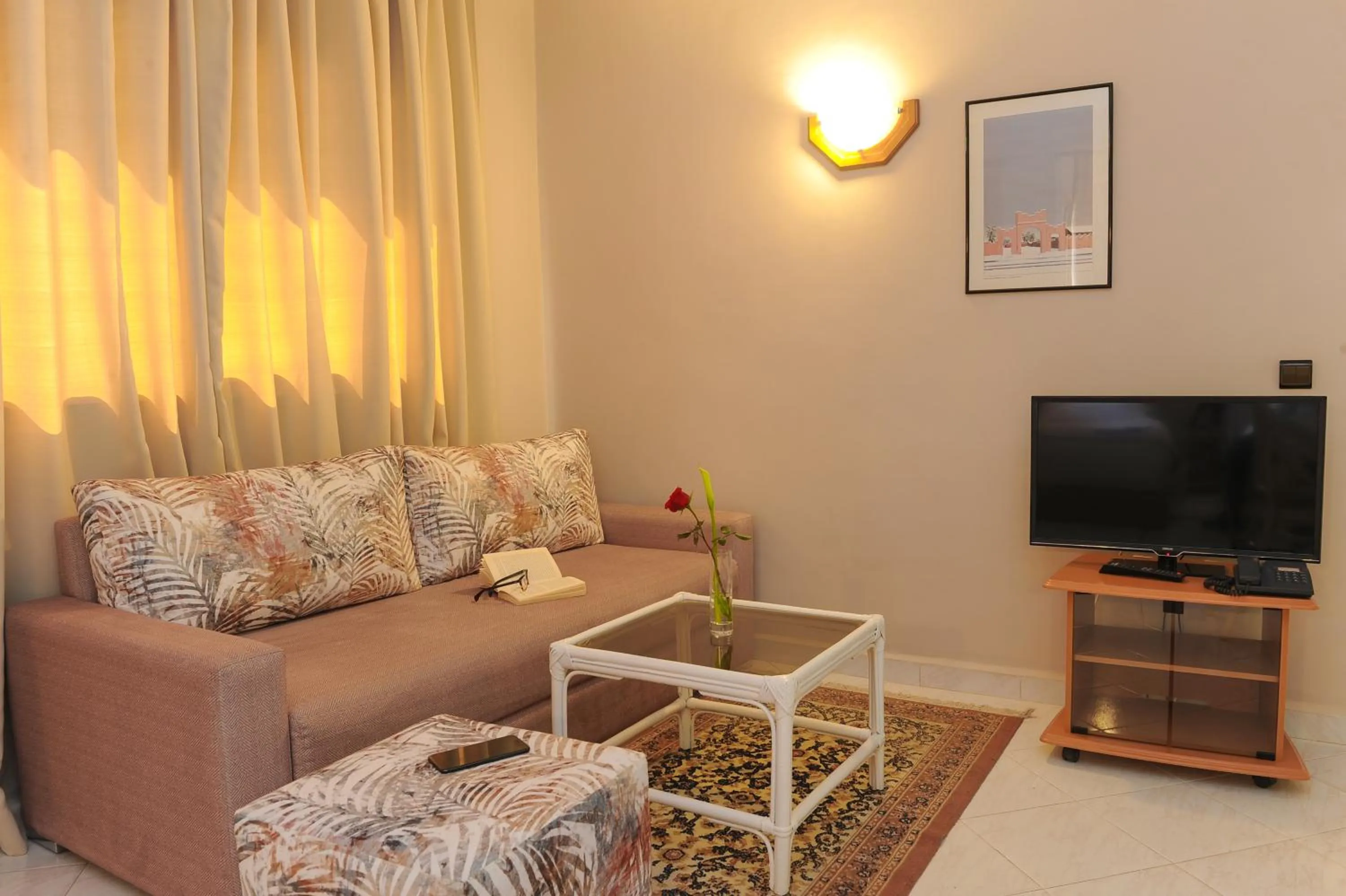 Living room in Appart-Hotel Amina Resort &amp; Spa