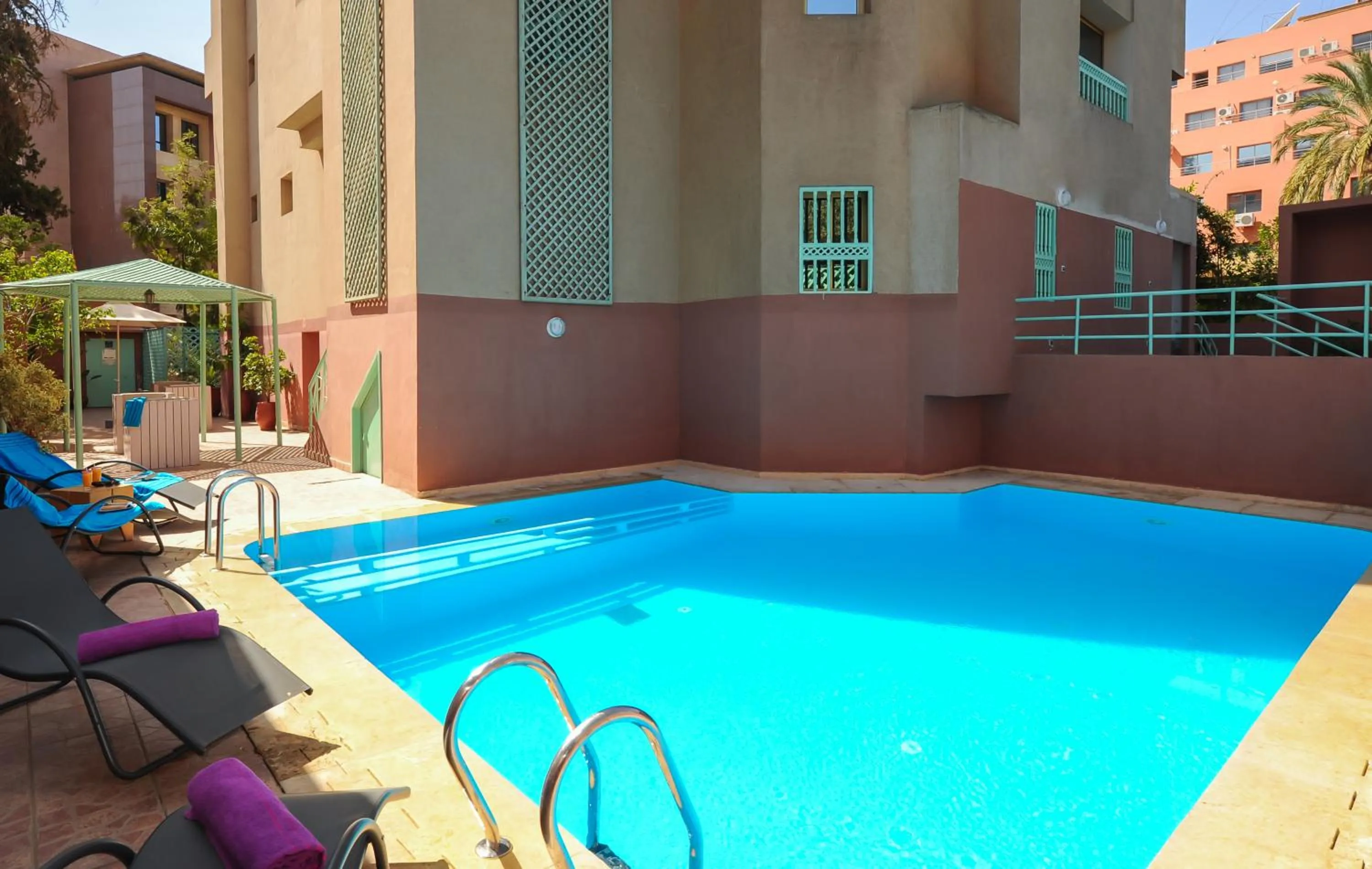 Swimming pool in Appart-Hotel Amina Resort &amp; Spa