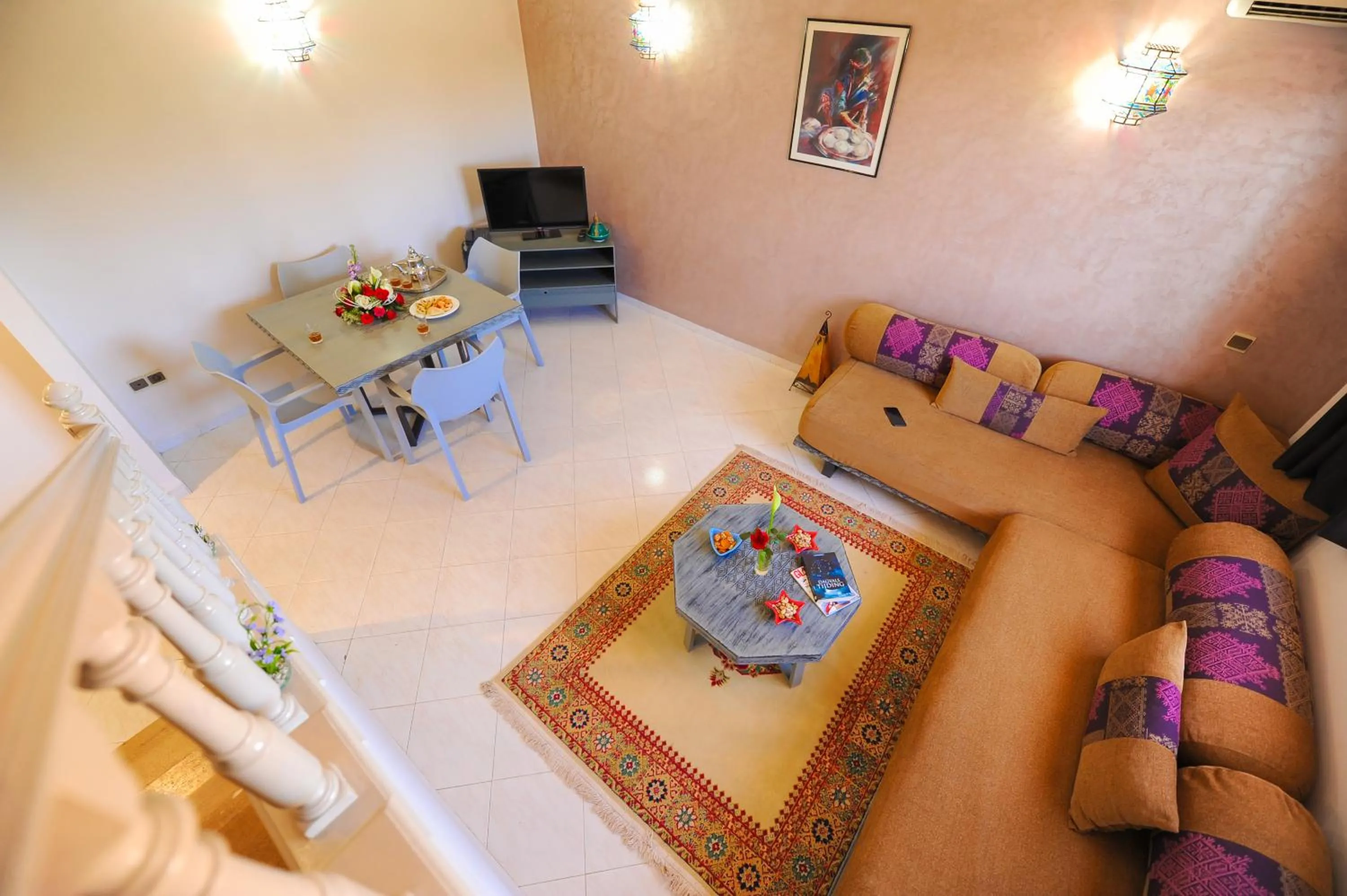 Living room in Appart-Hotel Amina Resort &amp; Spa